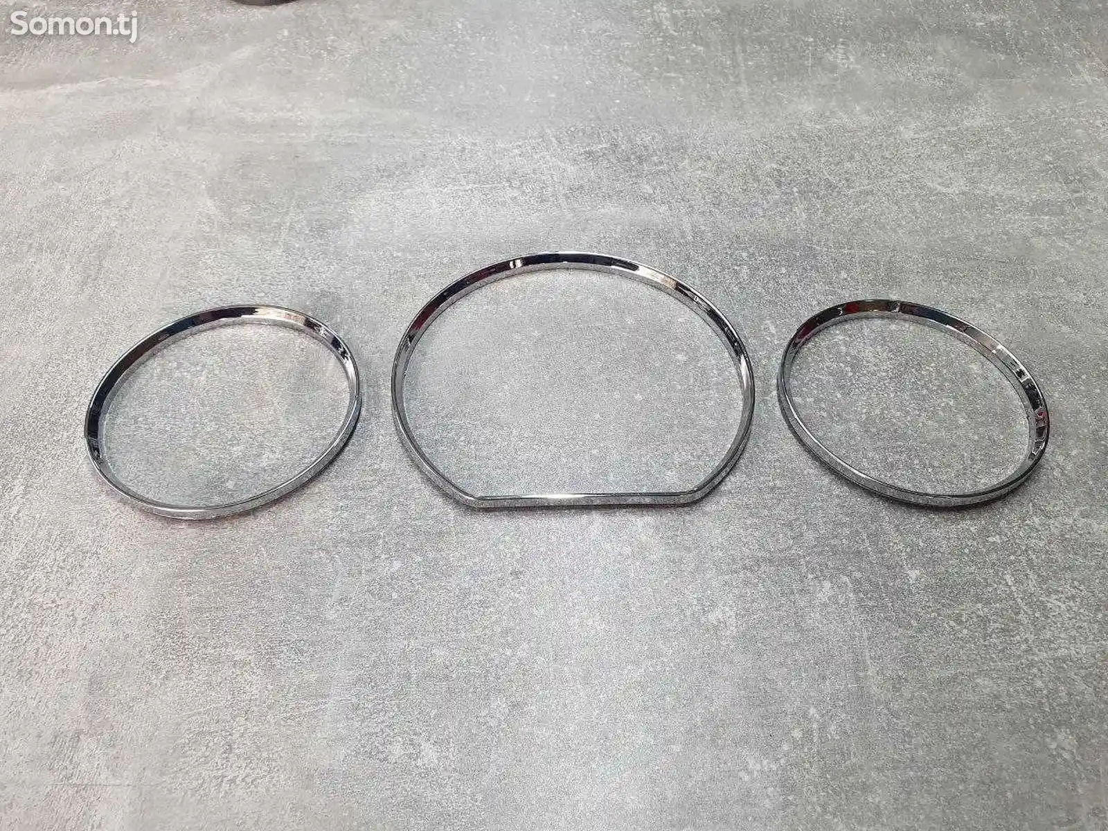 Хромированные кольца для панель приборов w202 сечка w210 очки-4