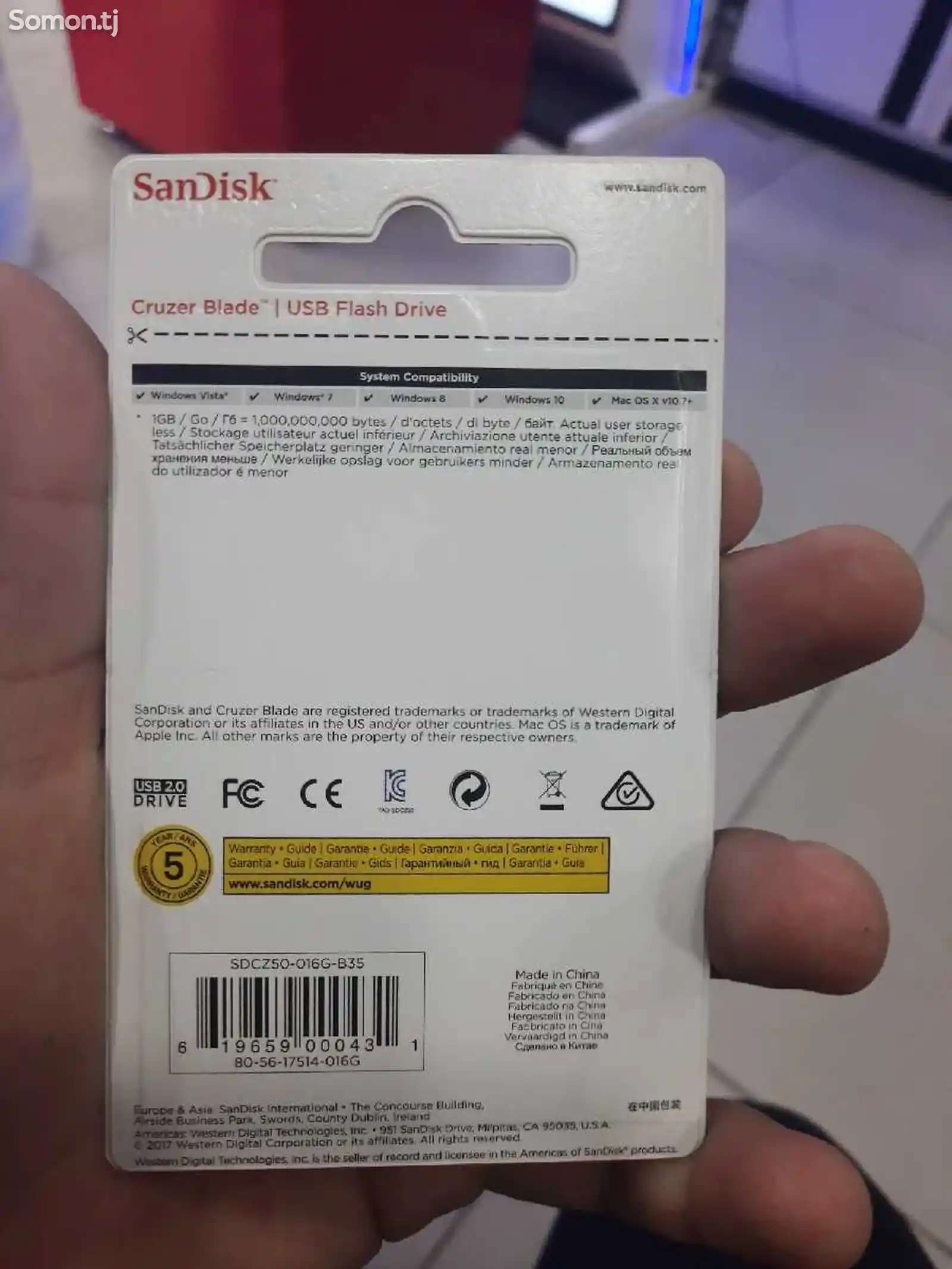Флешка SanDisk 16Gb-2