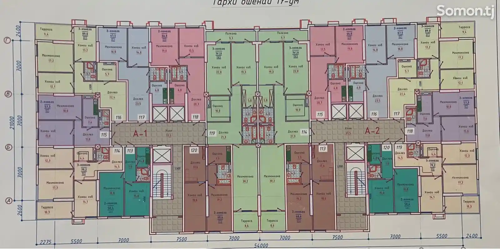 3-комн. квартира, 2 этаж, 83 м², Цирк-8