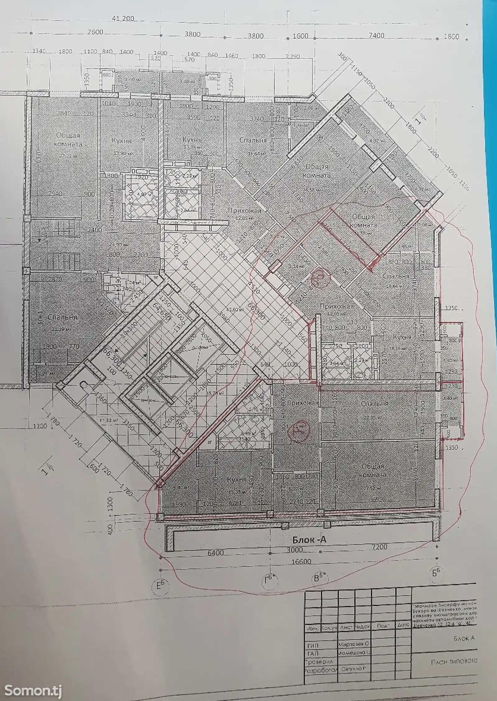 5-комн. квартира, 22 этаж, 170 м², Шохмансур-16