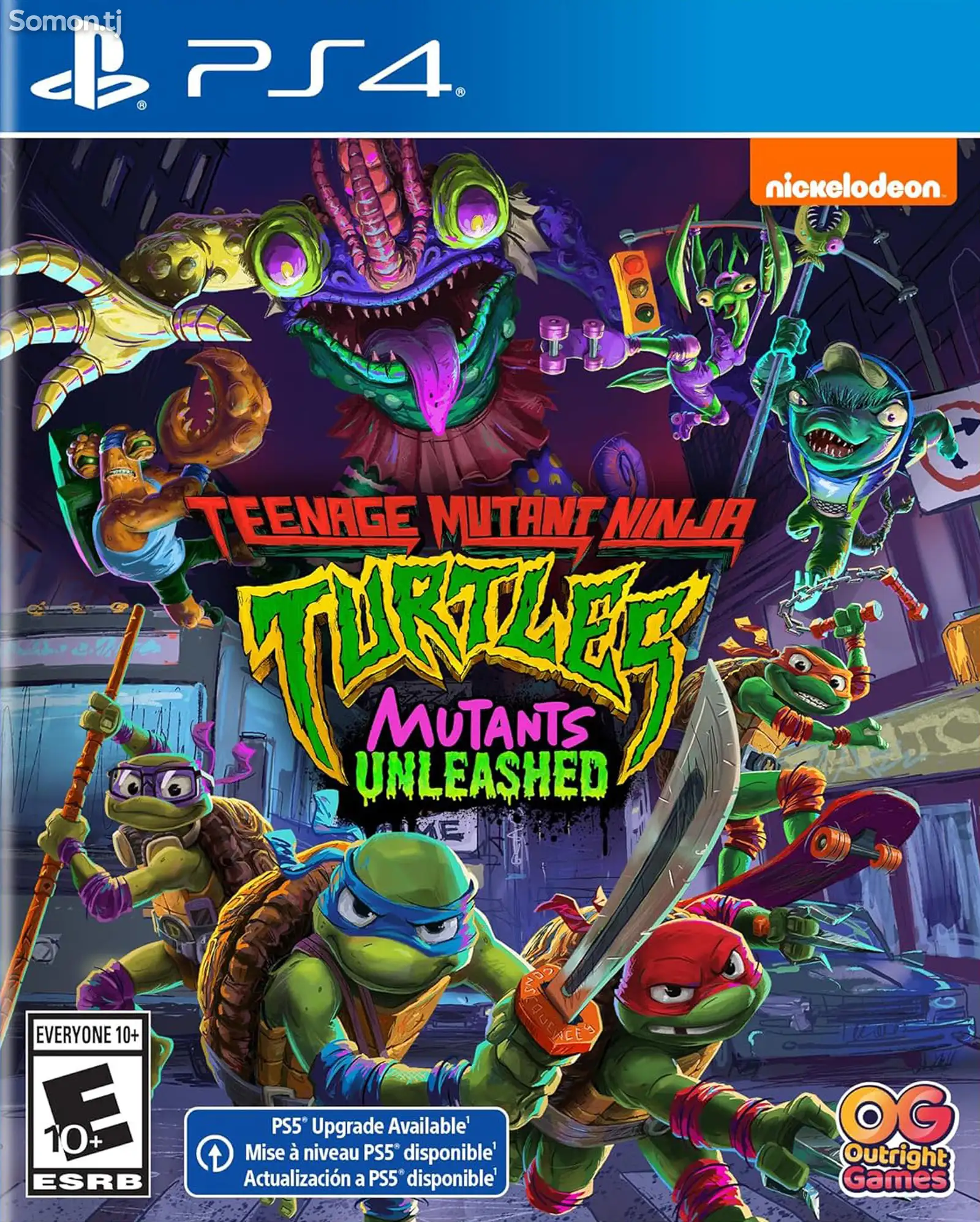 Игра Teenage Mutant Ninja Turtles Mutants Unleashed для ps4