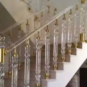 Перила для лестниц из оргстекла алюминия на заказ