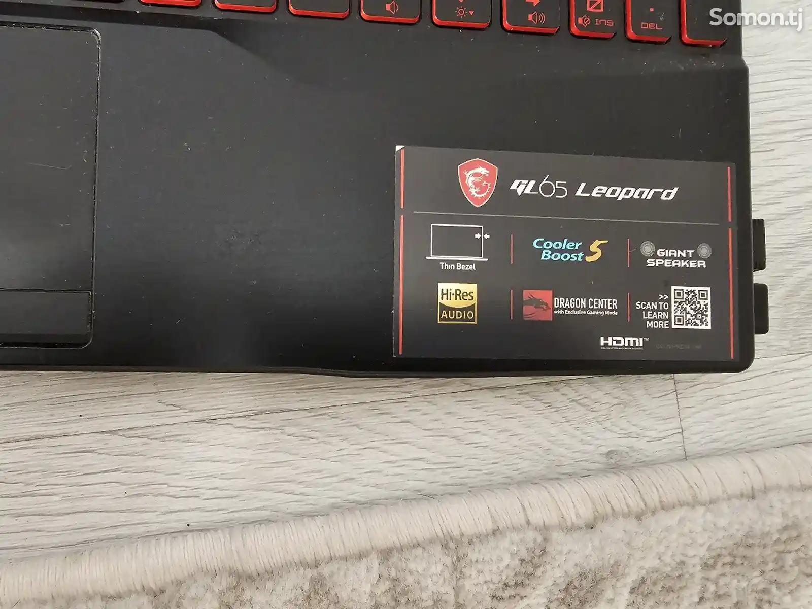 Ноутбук MSI leopard GL65-5