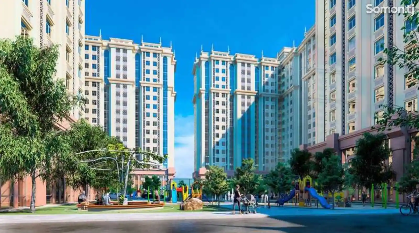 2-комн. квартира, 16 этаж, 76м², Садбарг-10