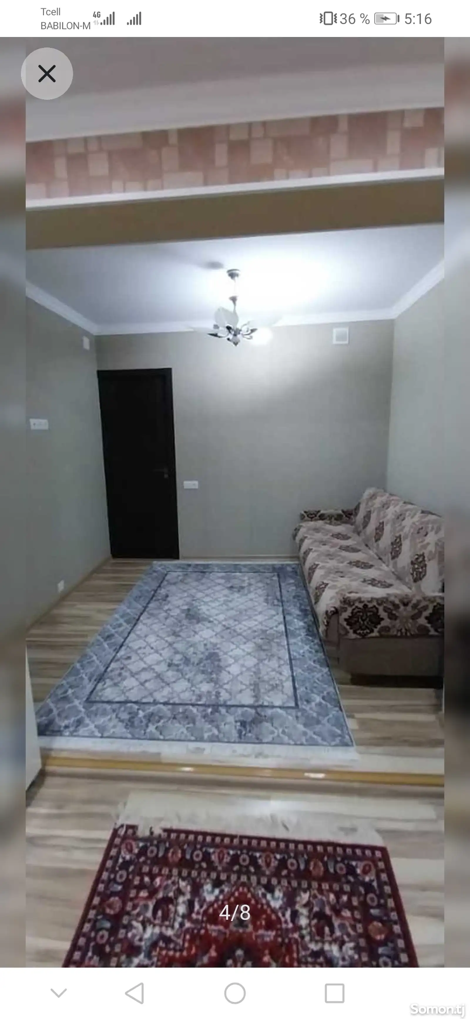 1-комн. квартира, 3 этаж, 45 м², Гульбахор-1