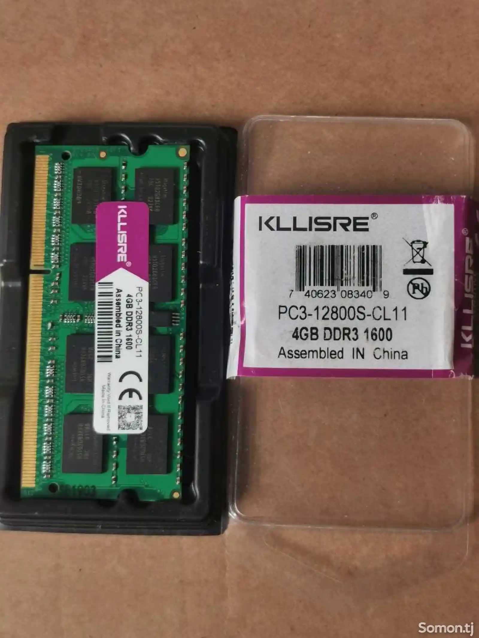 Оперативная память для ноутбука Kllisre DDR3L DDR3 4ГБ-2
