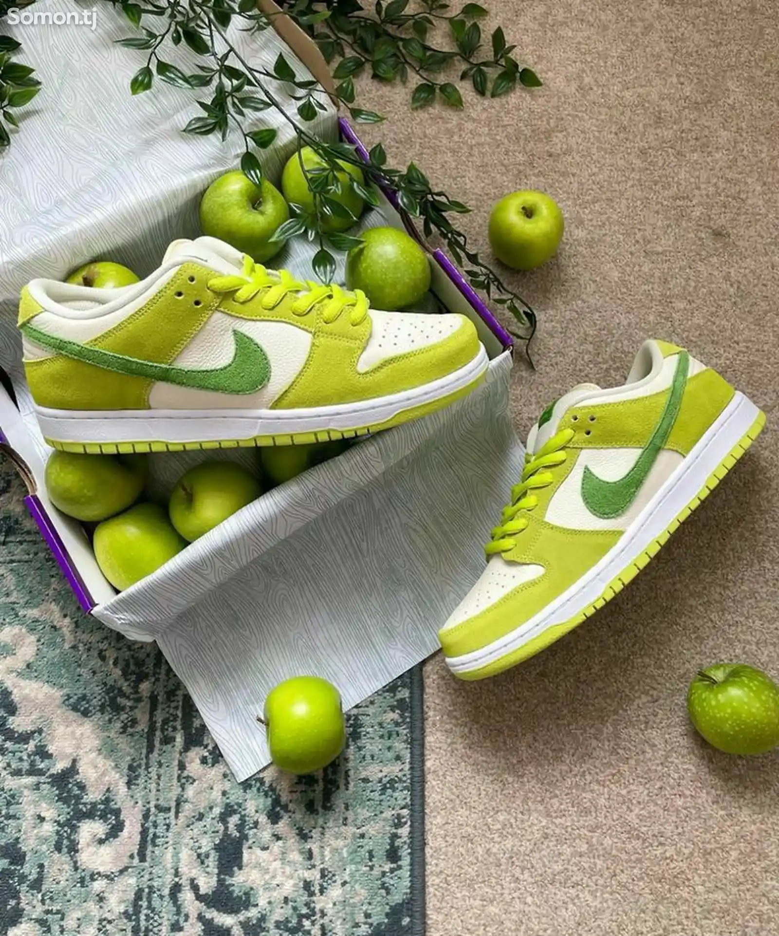 Кроссовки Nike X Green Apple-2