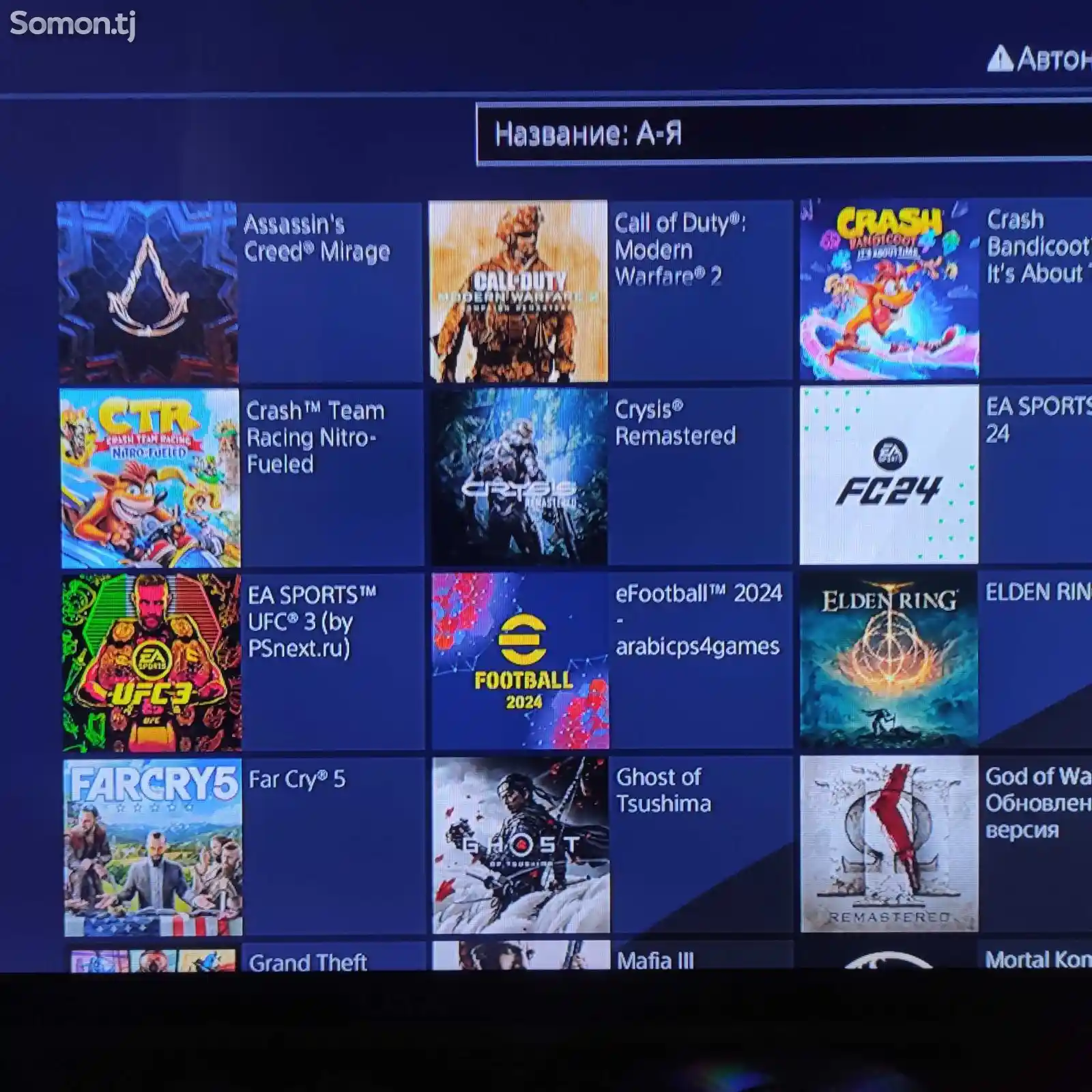 Игровая Приставка Sony PlayStation 4 Slim 6.72 на прокат-1