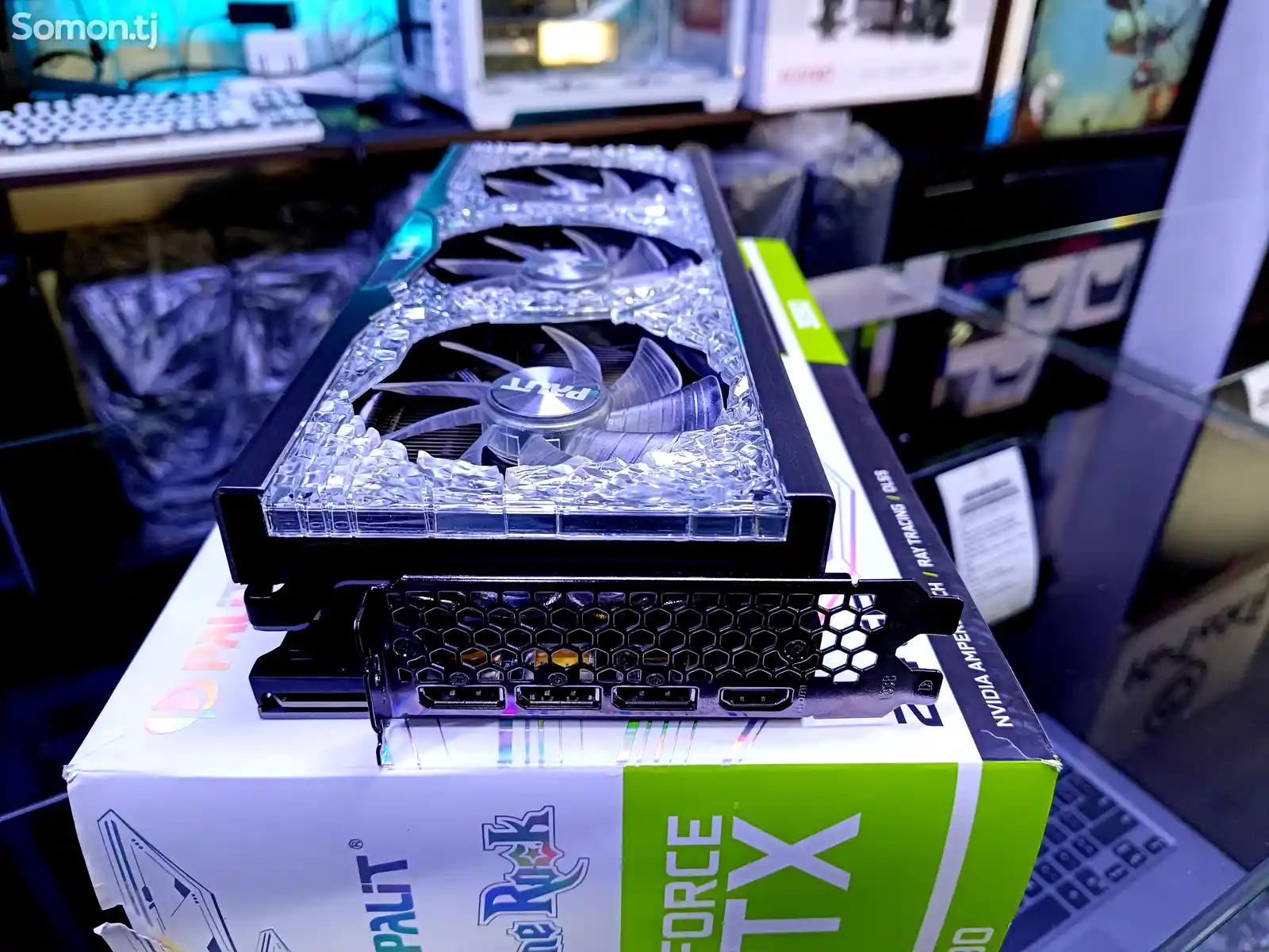 Видеокарта Palit GameRock GeForce RTX 3090 24GB GDDR6X-4