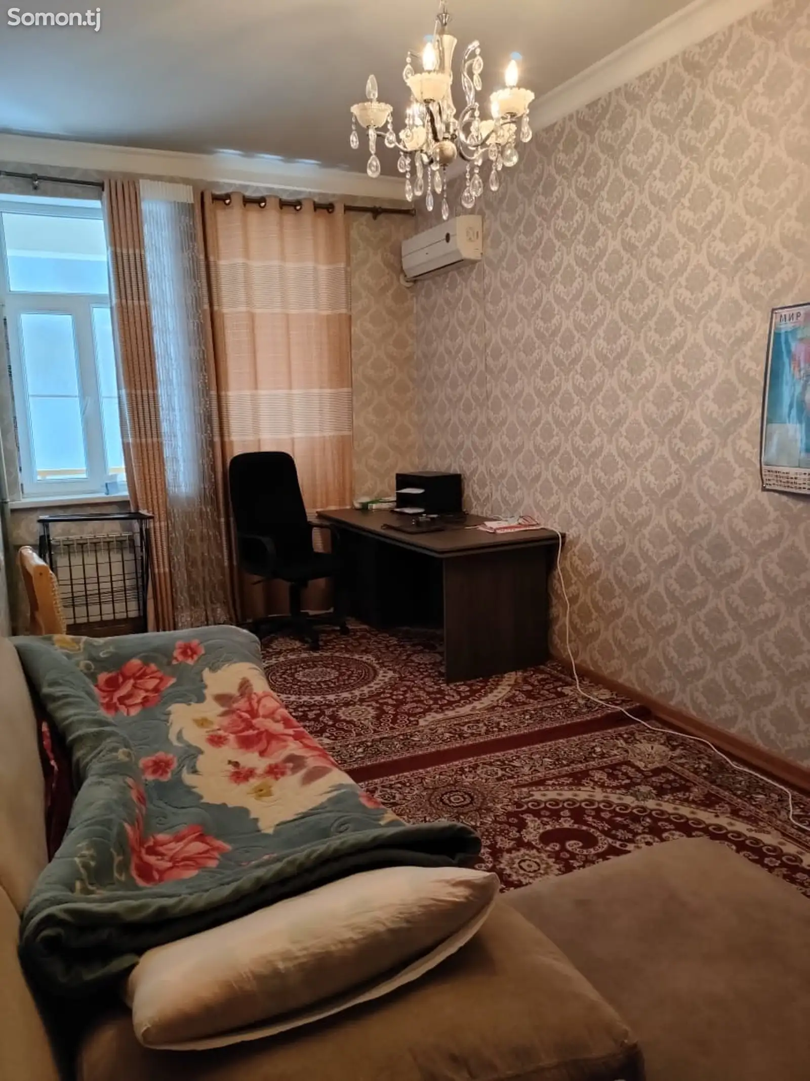 Комната в 1-комн. квартире, 10 этаж, 23м², Сомони-8