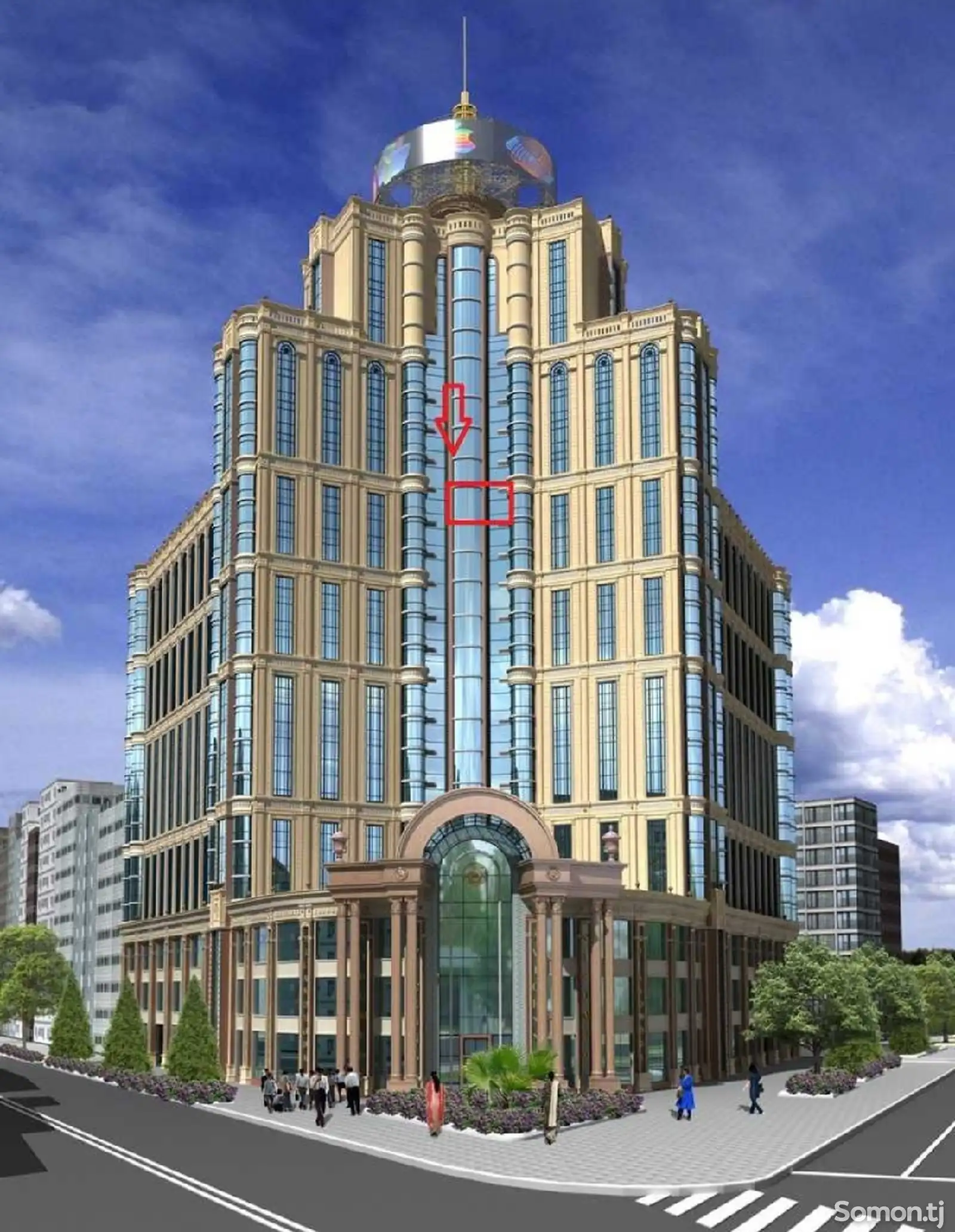 2-комн. квартира, 9 этаж, 70м², Шохмансур-11