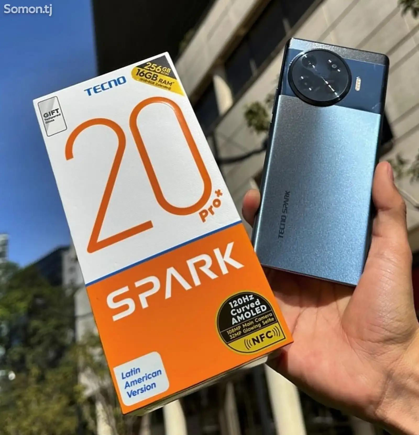 Tecno Spark 20 pro + 16/256Gb white-1