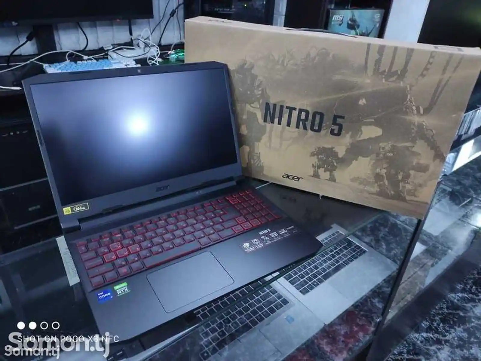 Игровой ноутбук Acer Nitro 5 AMD Ryzen 7 5800H / RTX 3060 6GB / 8GB / 256GB SSD-1