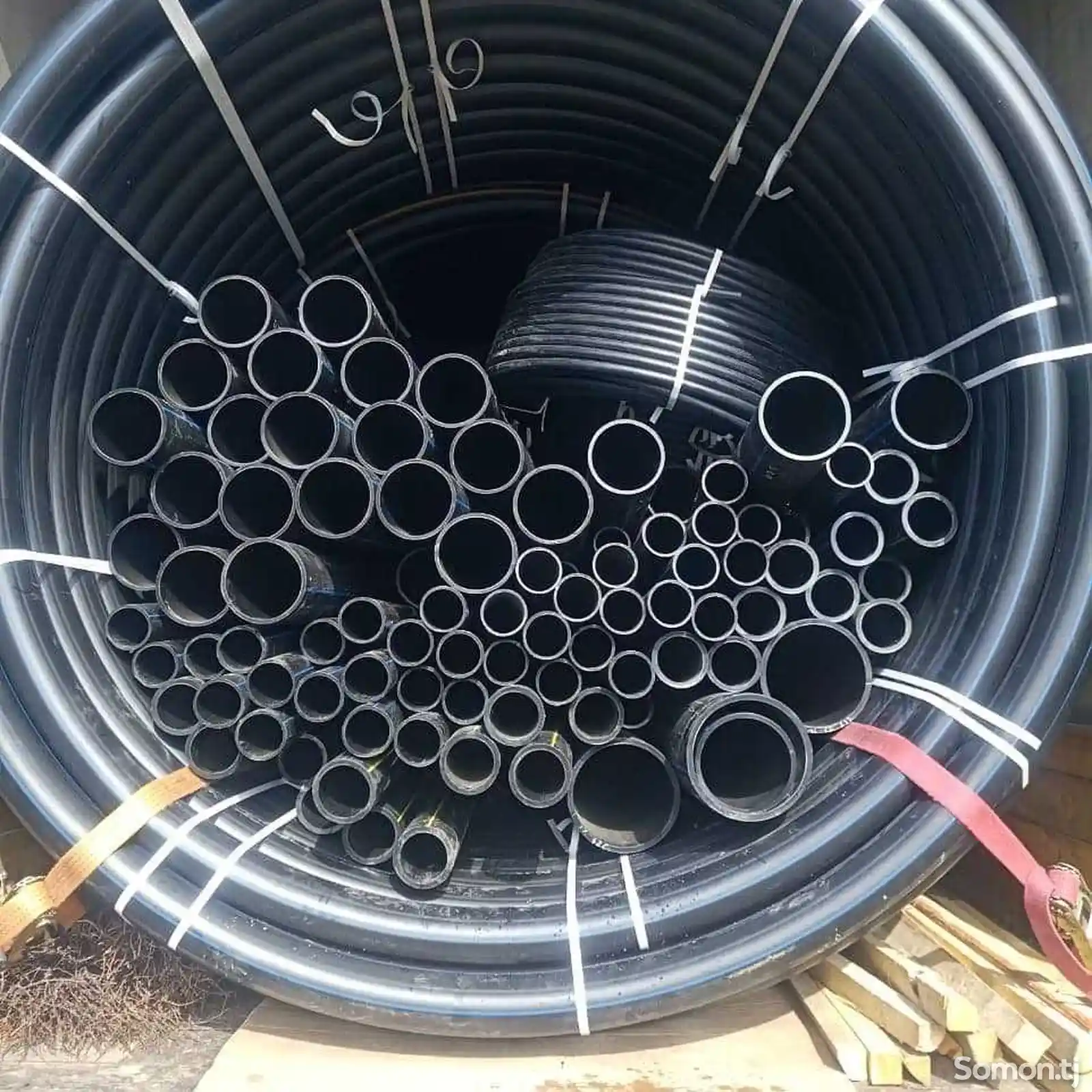 Пластиковые трубы D76мм-2