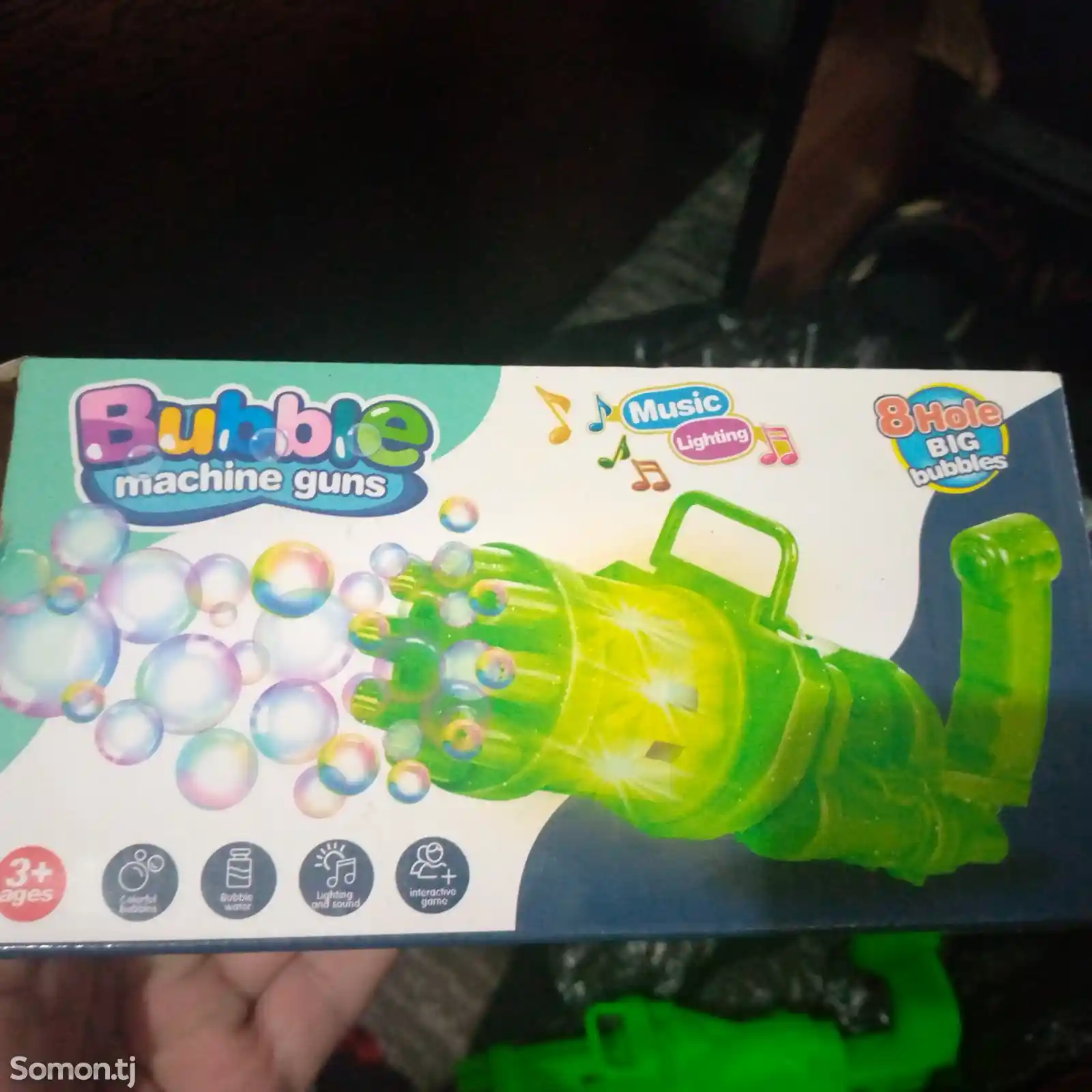 Игрушка для выпускания мыльных bubble machine guns пузырей-3