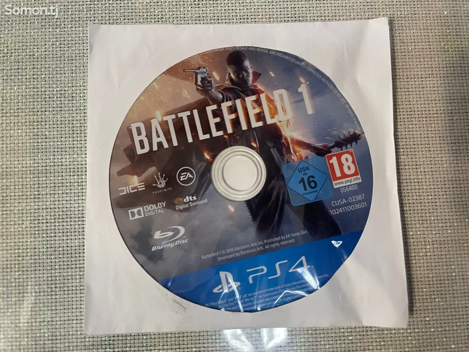 Игра Battlefield 1 для PS4