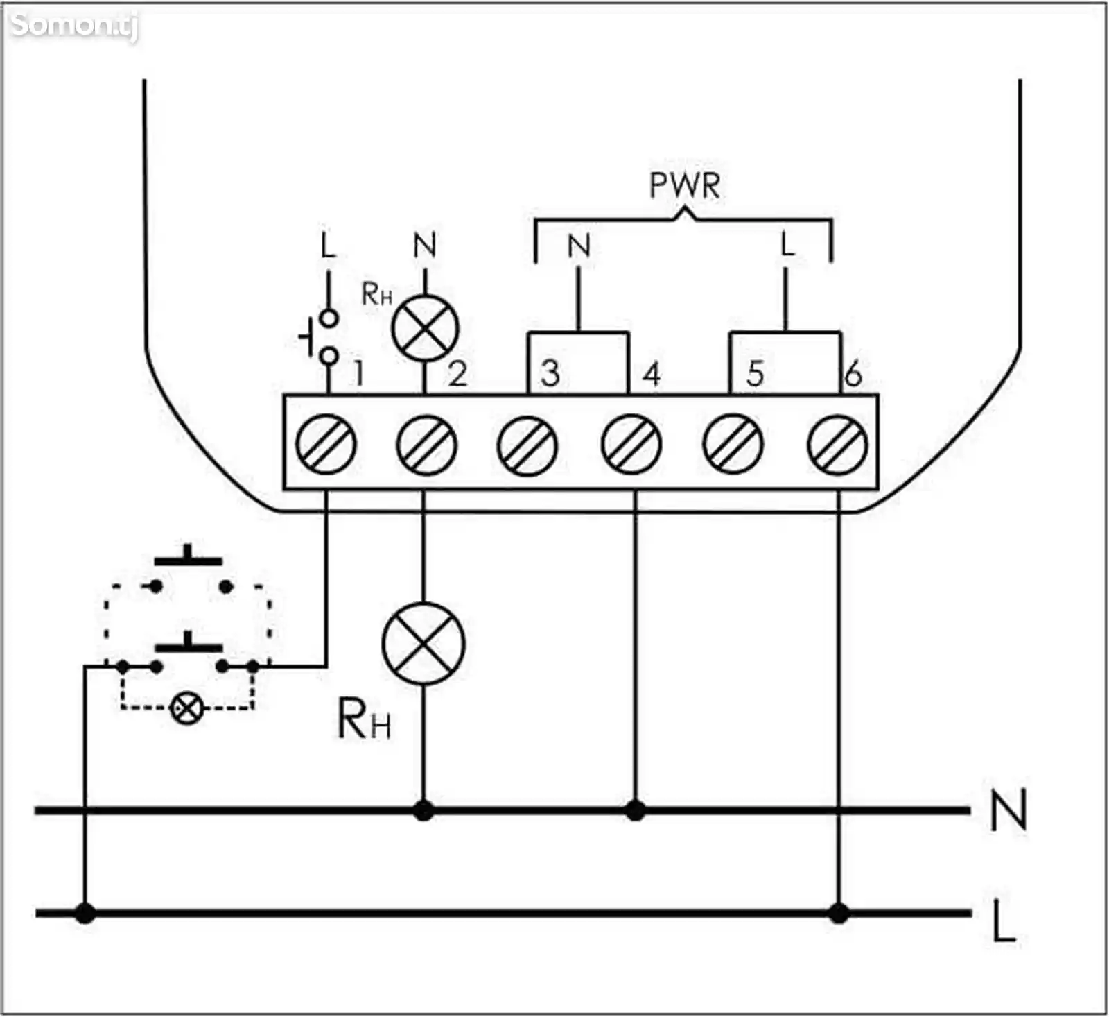 Реле импульсное BIS-408-3