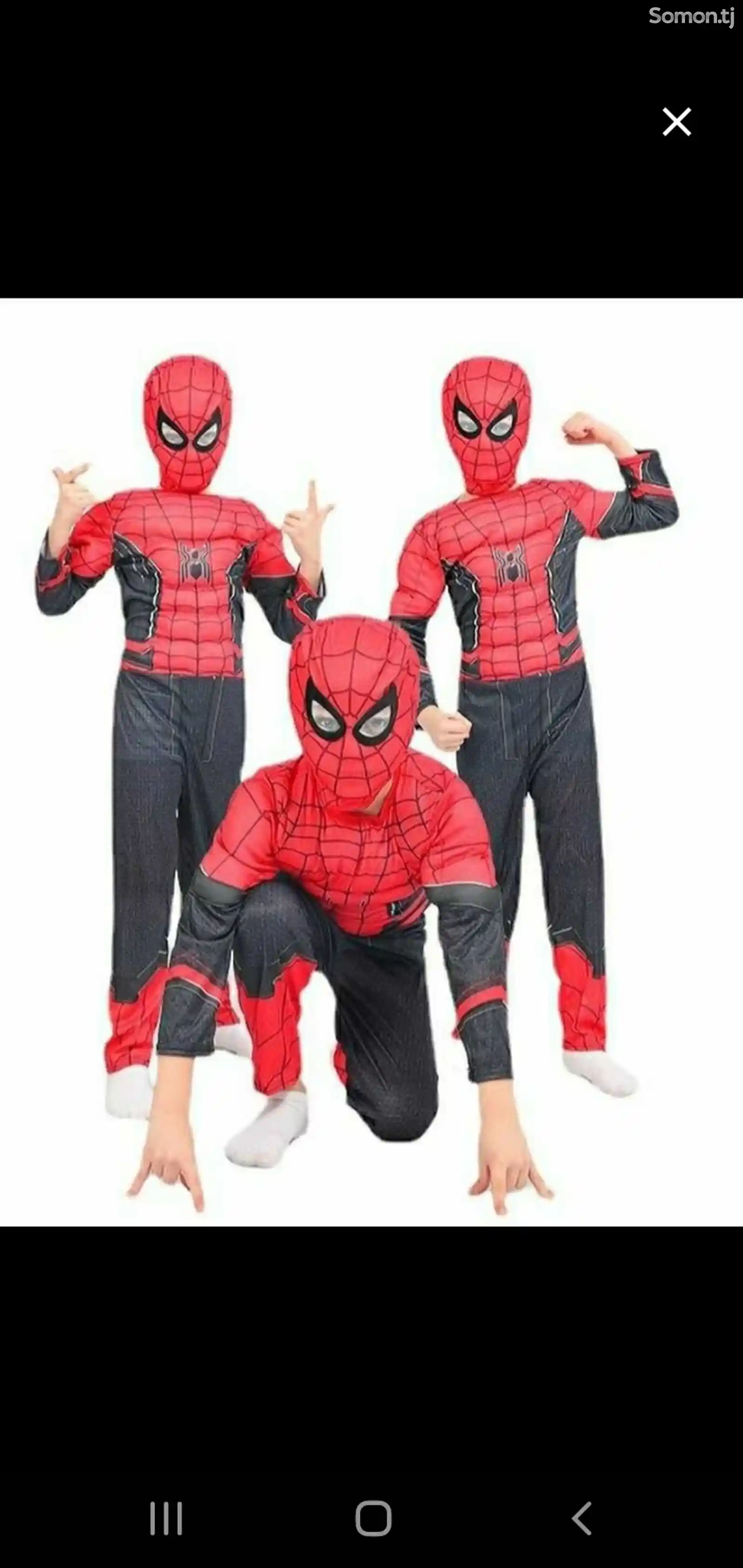 Костюм человек паук для детей