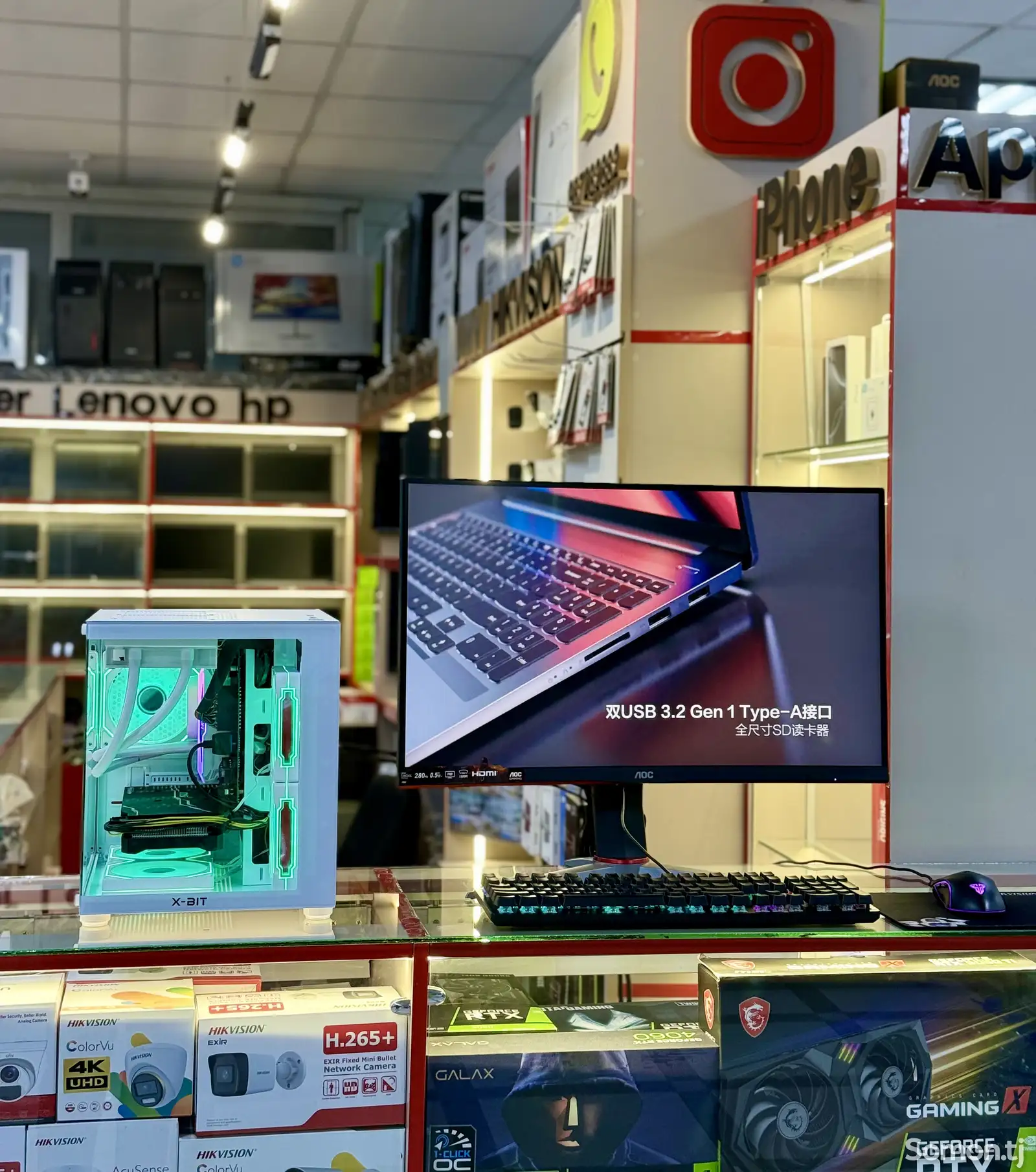 Игровой Компьютер Core i5 12GEN 12400F/RAM RGB 32GB/SSD 1TB/RTX 3060 12GB/B760-4