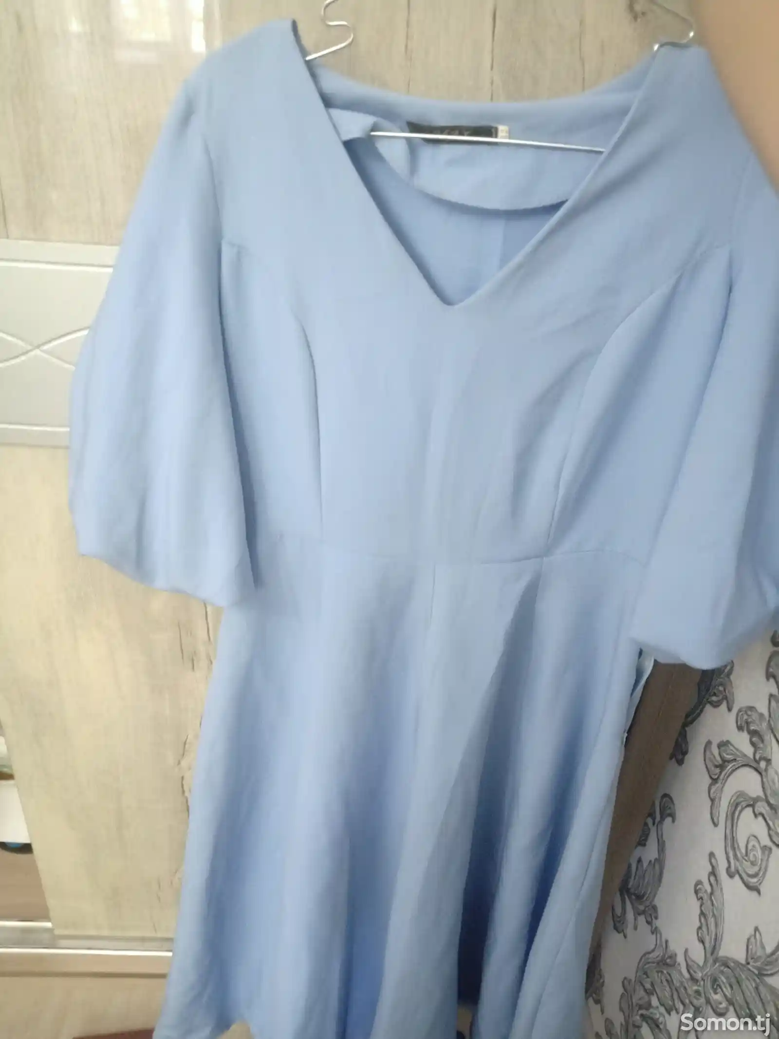 Платье синего цвета-2