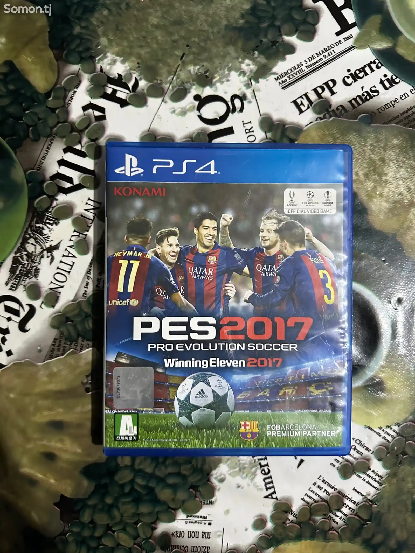 Компьютерная игра PES 2017 PS4-1