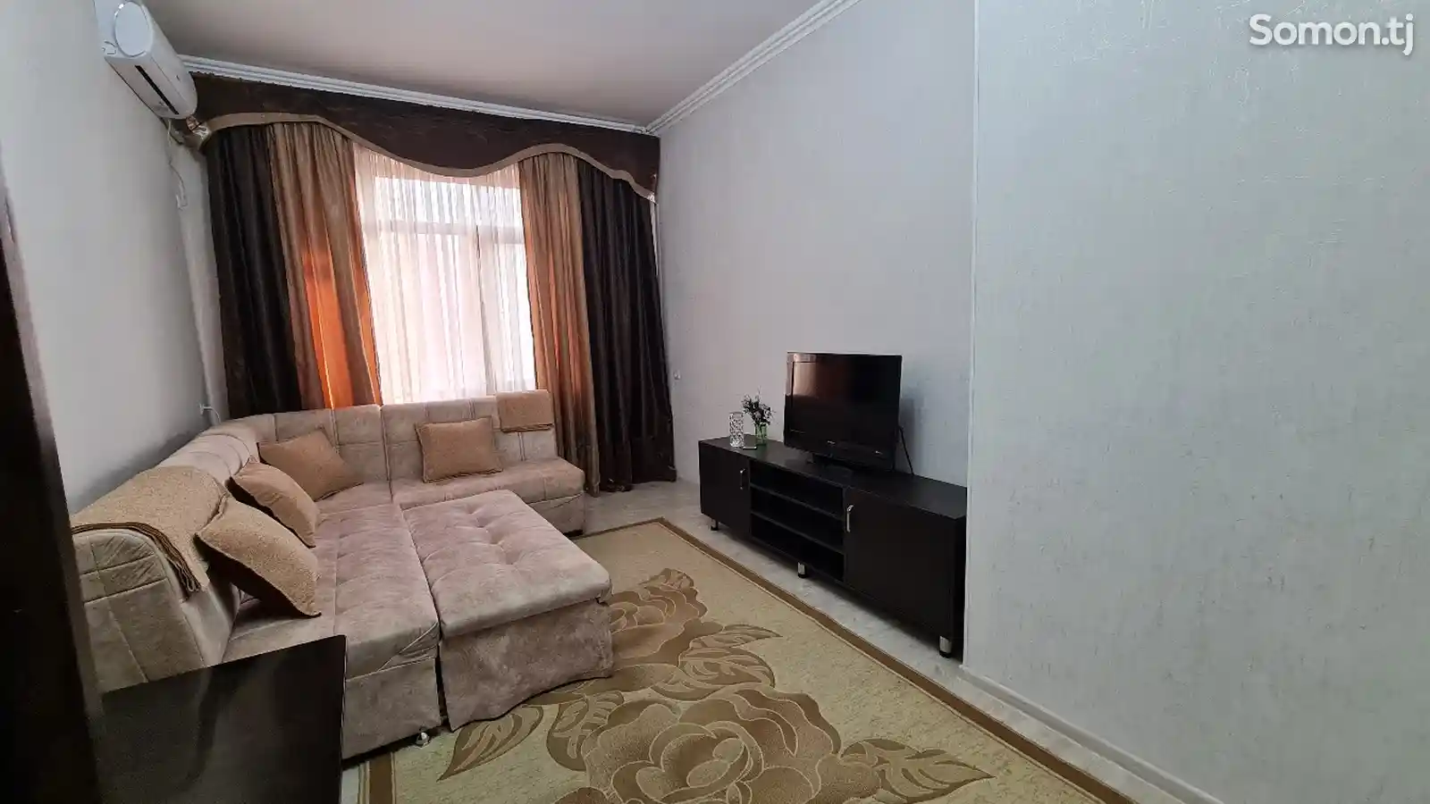 1-комн. квартира, 4 этаж, 50 м², Сомони-6