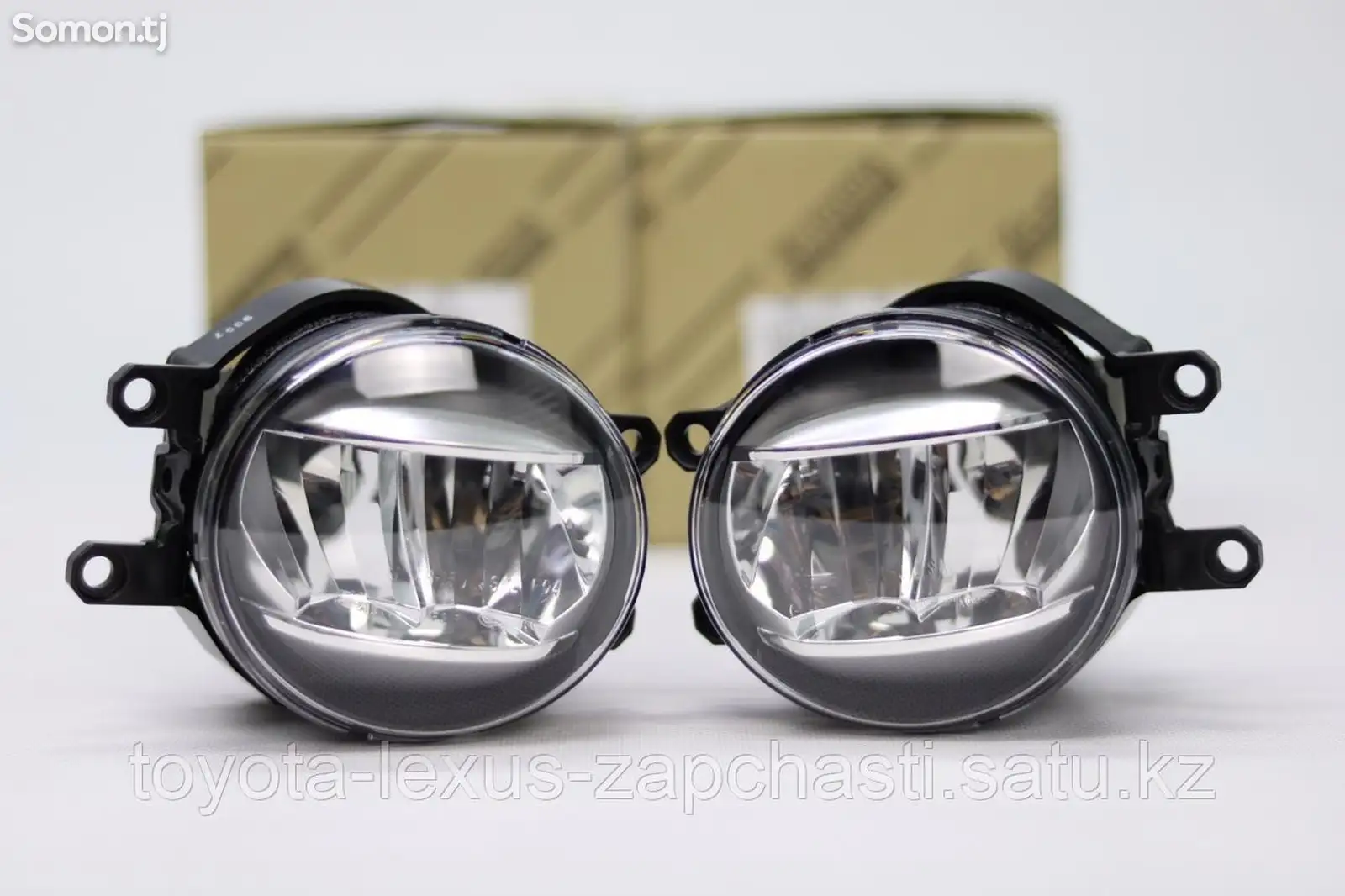 Противотуманные фары led на Toyota Camry 5