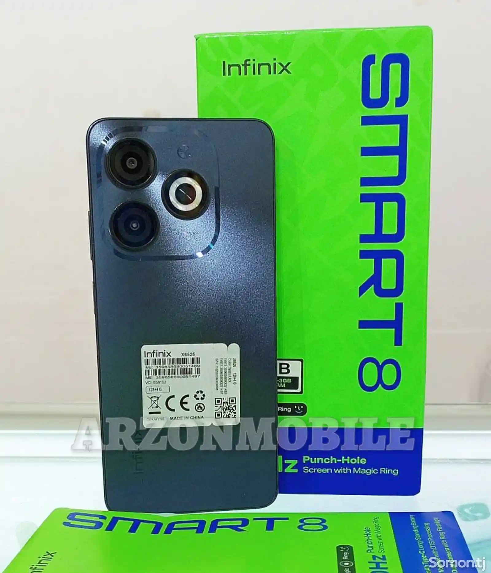 Infinix Smart 8 4+4/128Gb Black-1