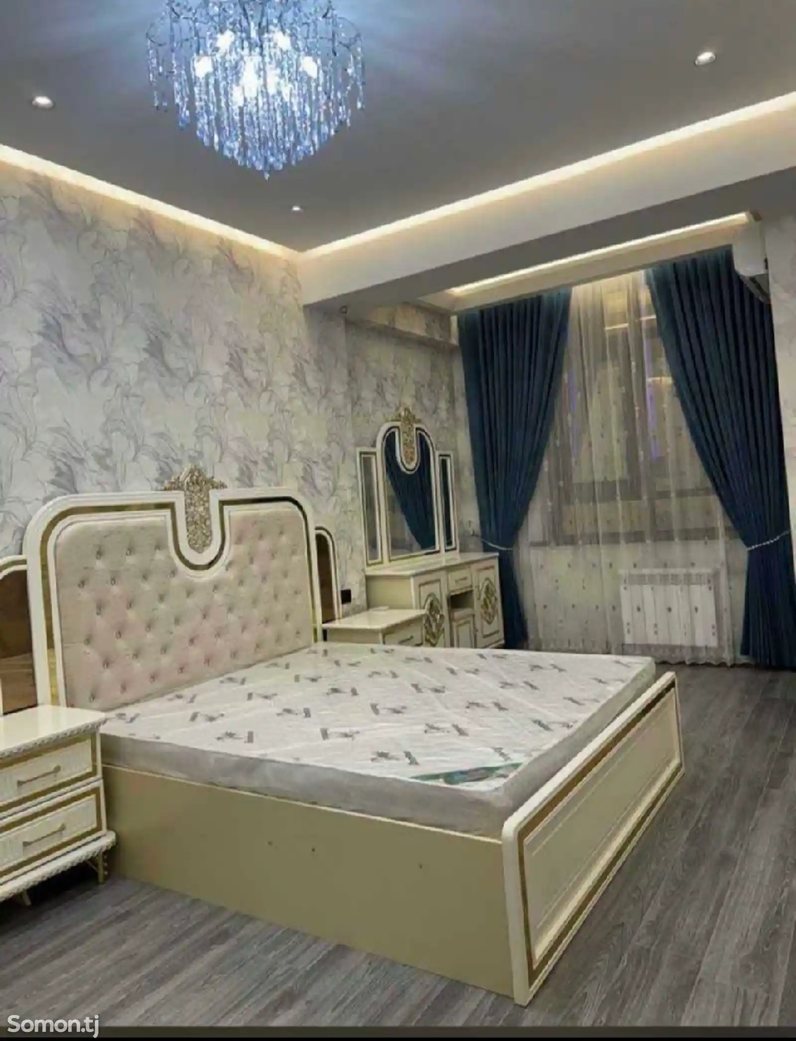 2-комн. квартира, 4 этаж, 60м², Сомони-1