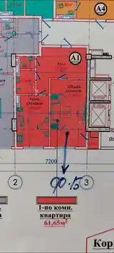 1-комн. квартира, 7 этаж, 62 м², Парк Спартак, Исмоили Сомони-3