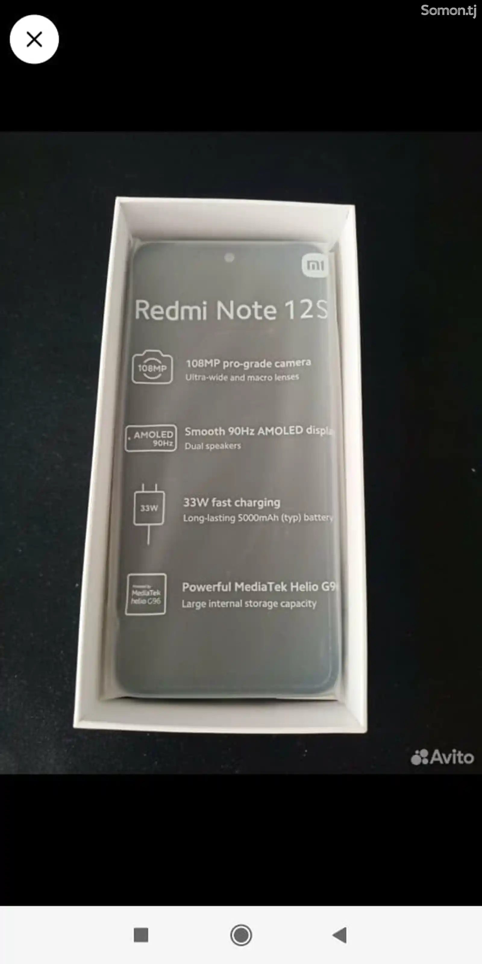 Xiaomi Redmi note 12s 256 8+4gb-3