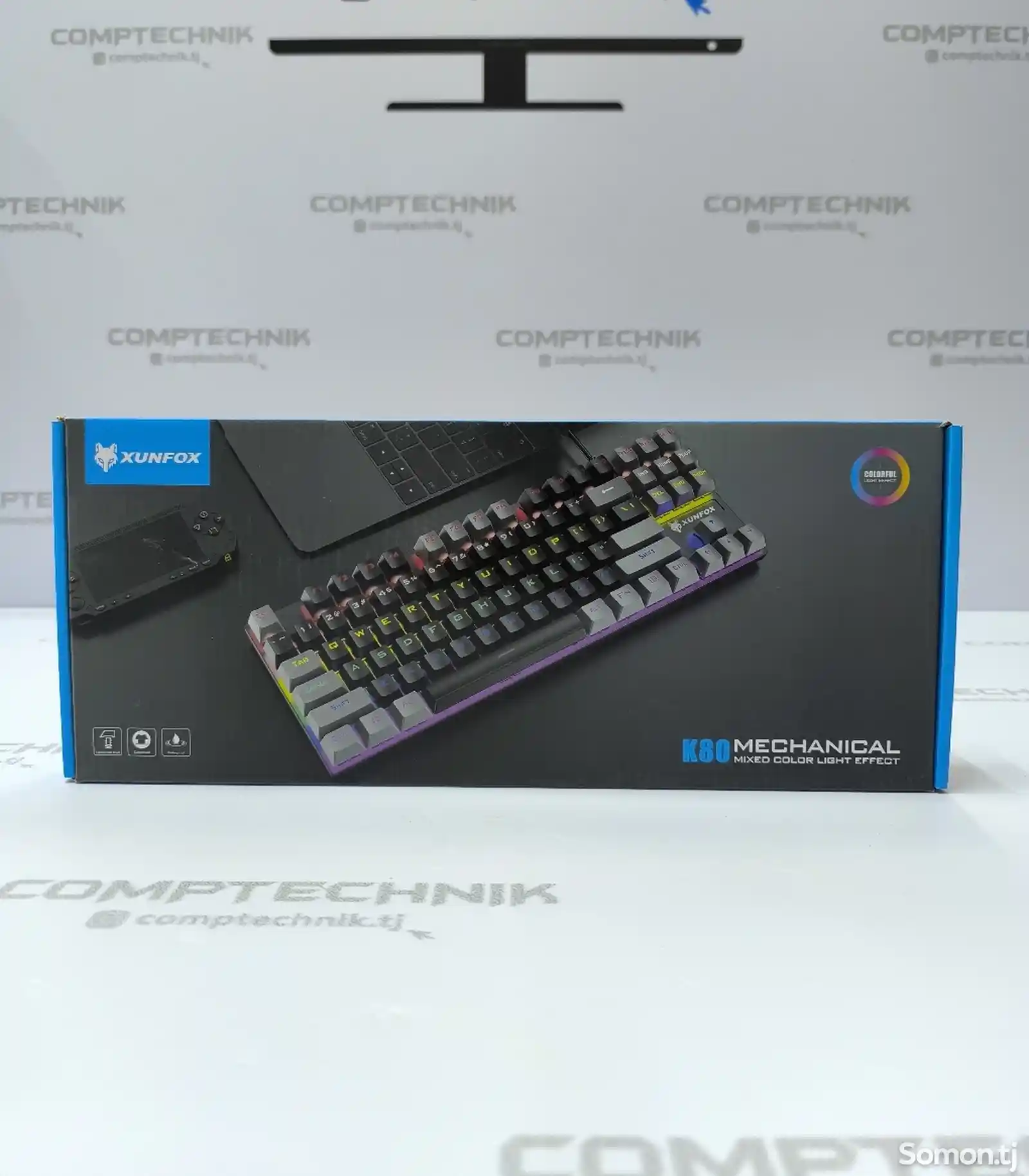 Игровая клавиатура Xunfox K80 RGB механическая-4