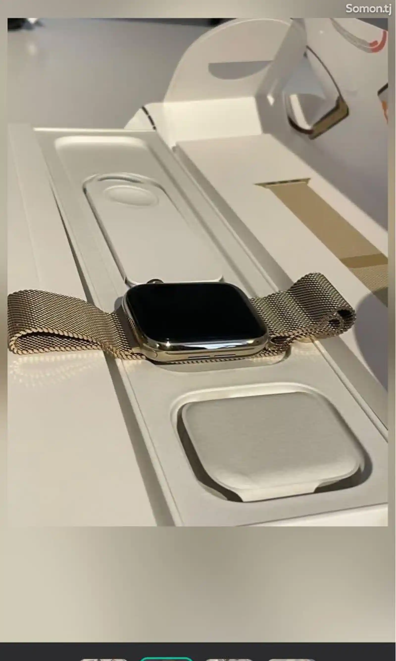 Смарт часы Apple Watch 9 45mm silver ceramic-2