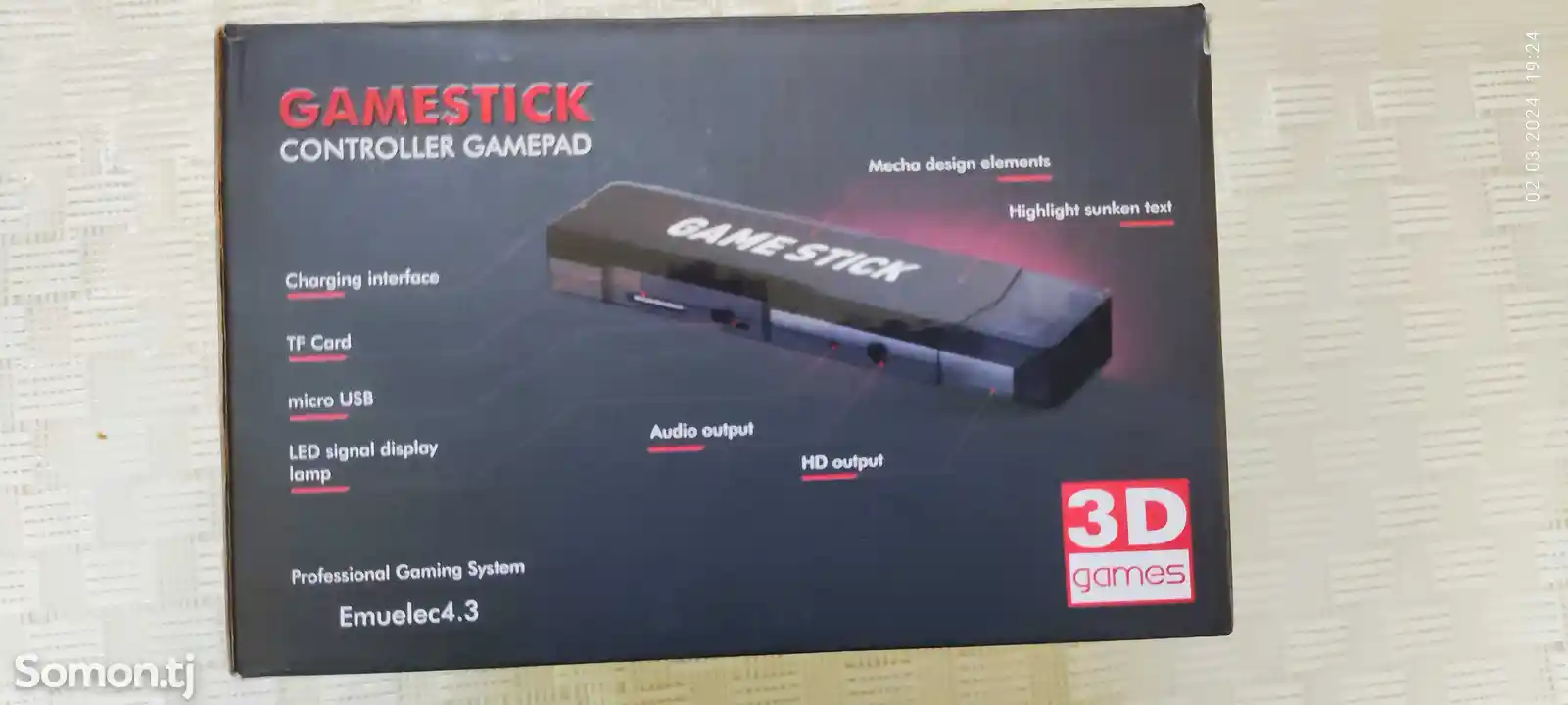 Игровая приставка консоль Game Stick 4K HD 3D-6