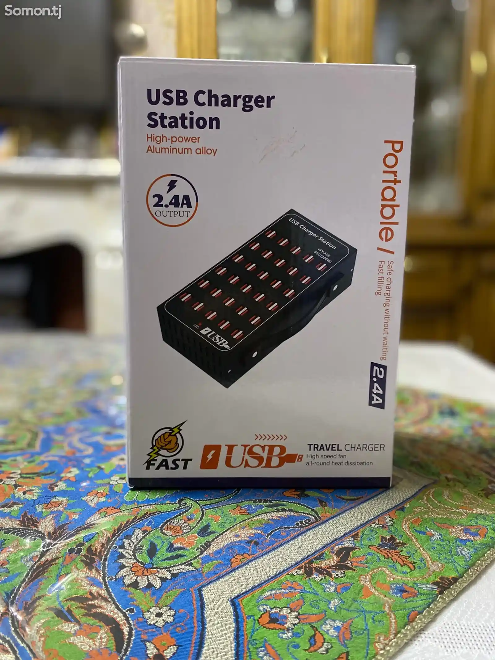 Зарядная станция USB, 30-портовая 150-ватная-1