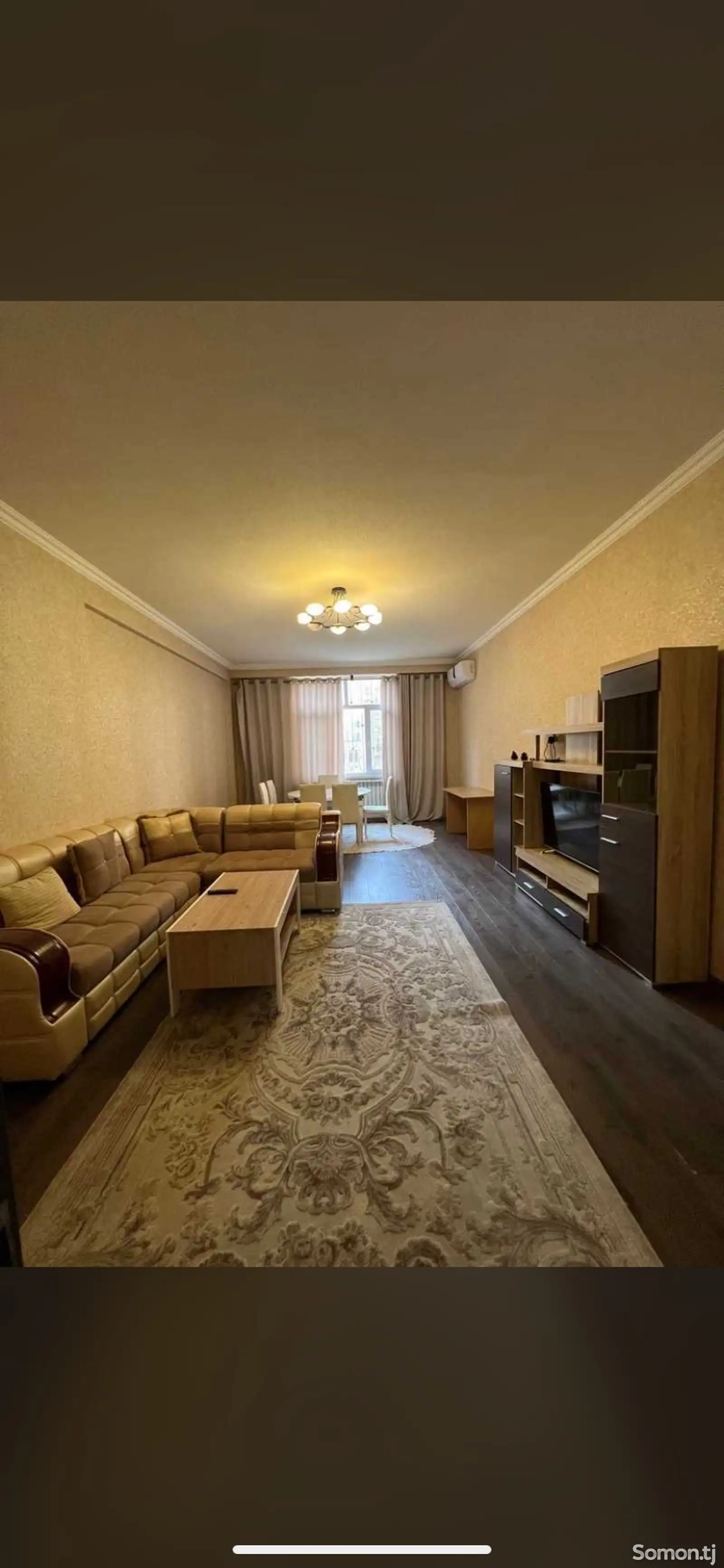 2-комн. квартира, 3 этаж, 115м², Сомони-1