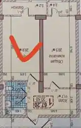 2-комн. квартира, 5 этаж, 68 м², Овир-6