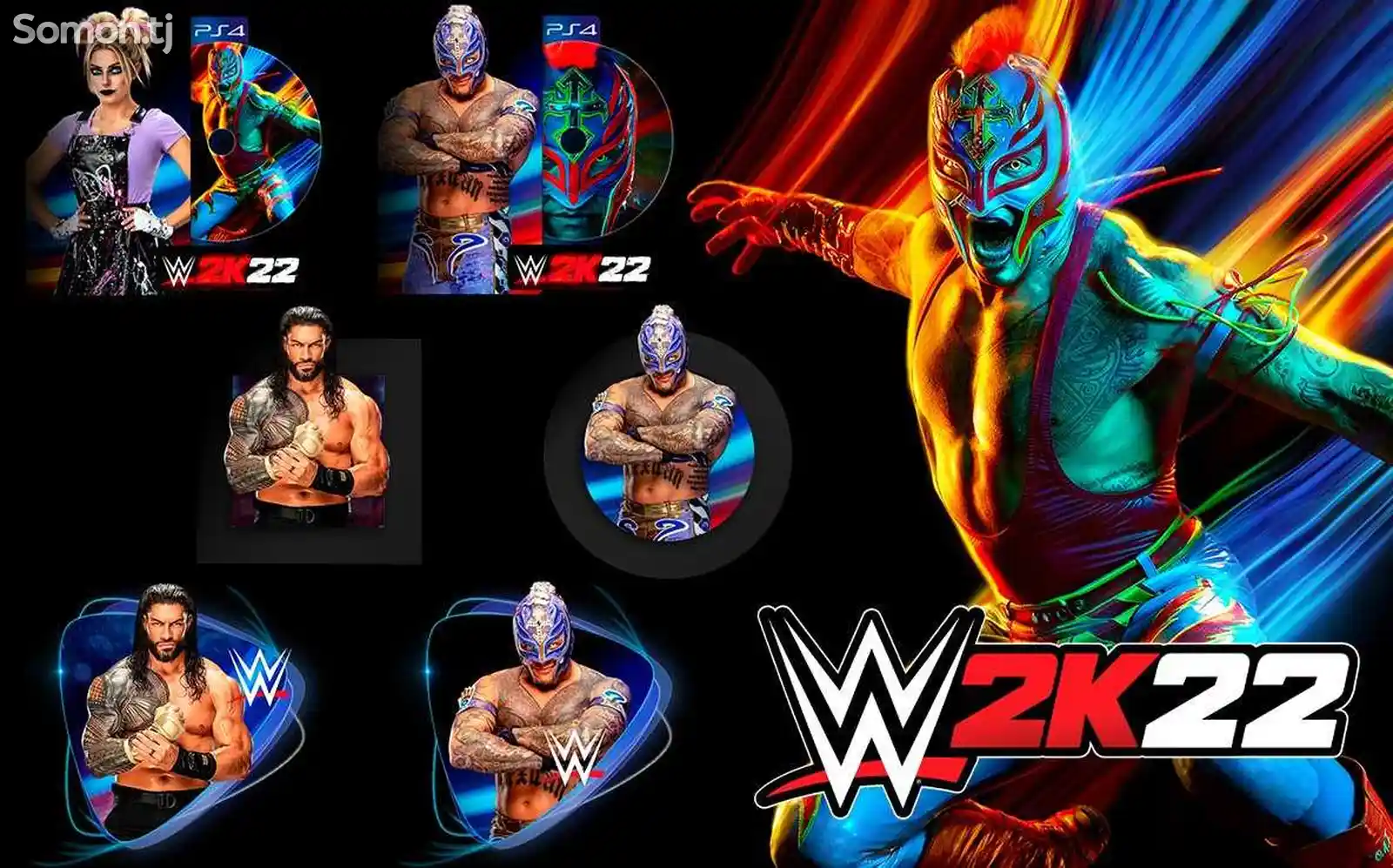 Игра WWE 2K 22 Deluxe Edition для Sony PS4-4