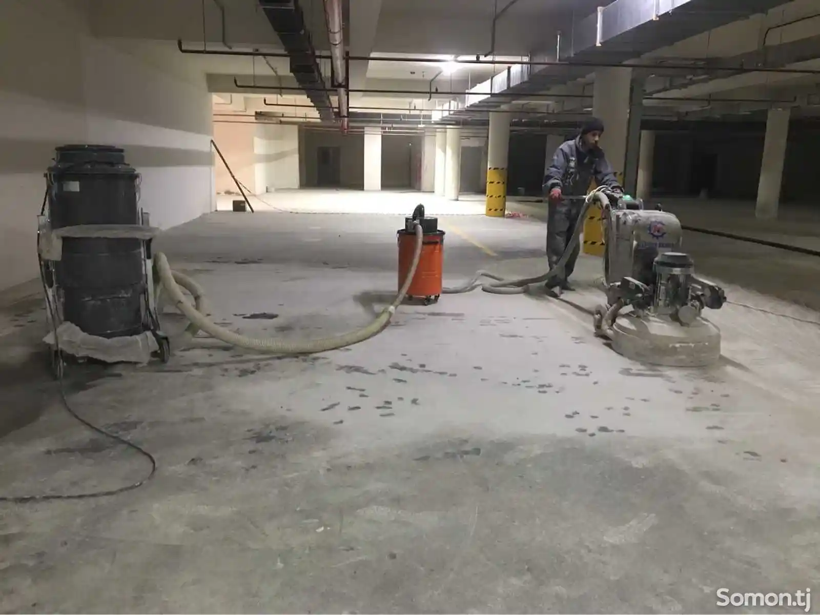 Шлифовка и полировка бетонных полов-2