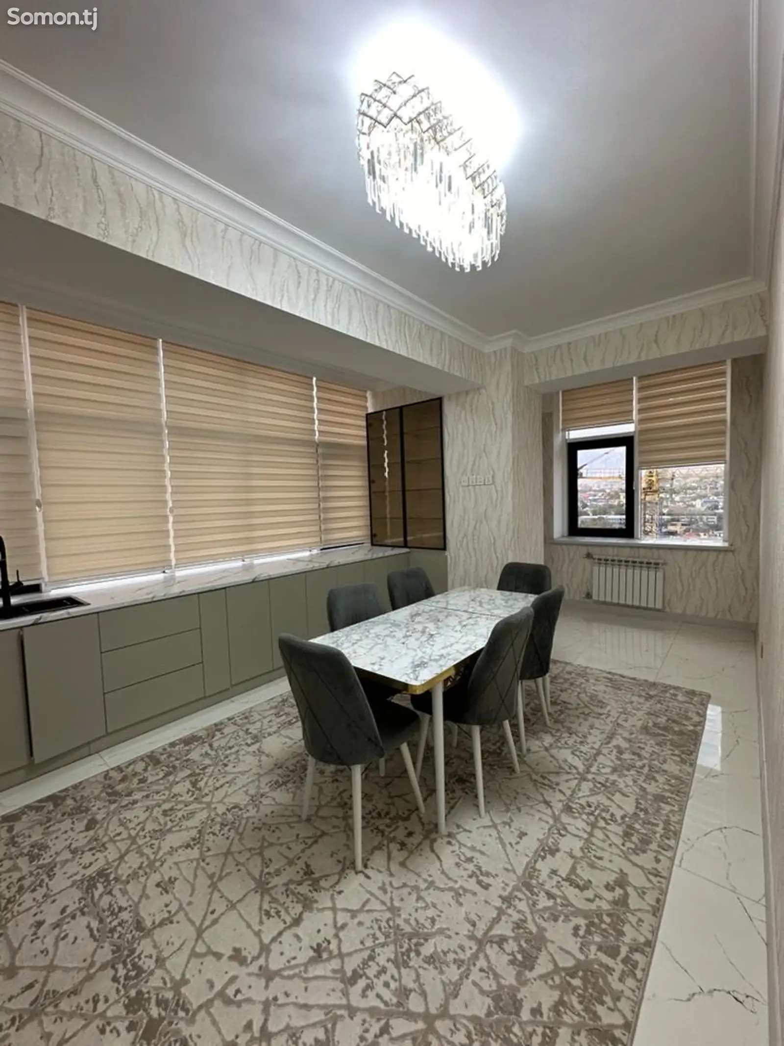 3-комн. квартира, 16 этаж, 120м², шохмансур-10