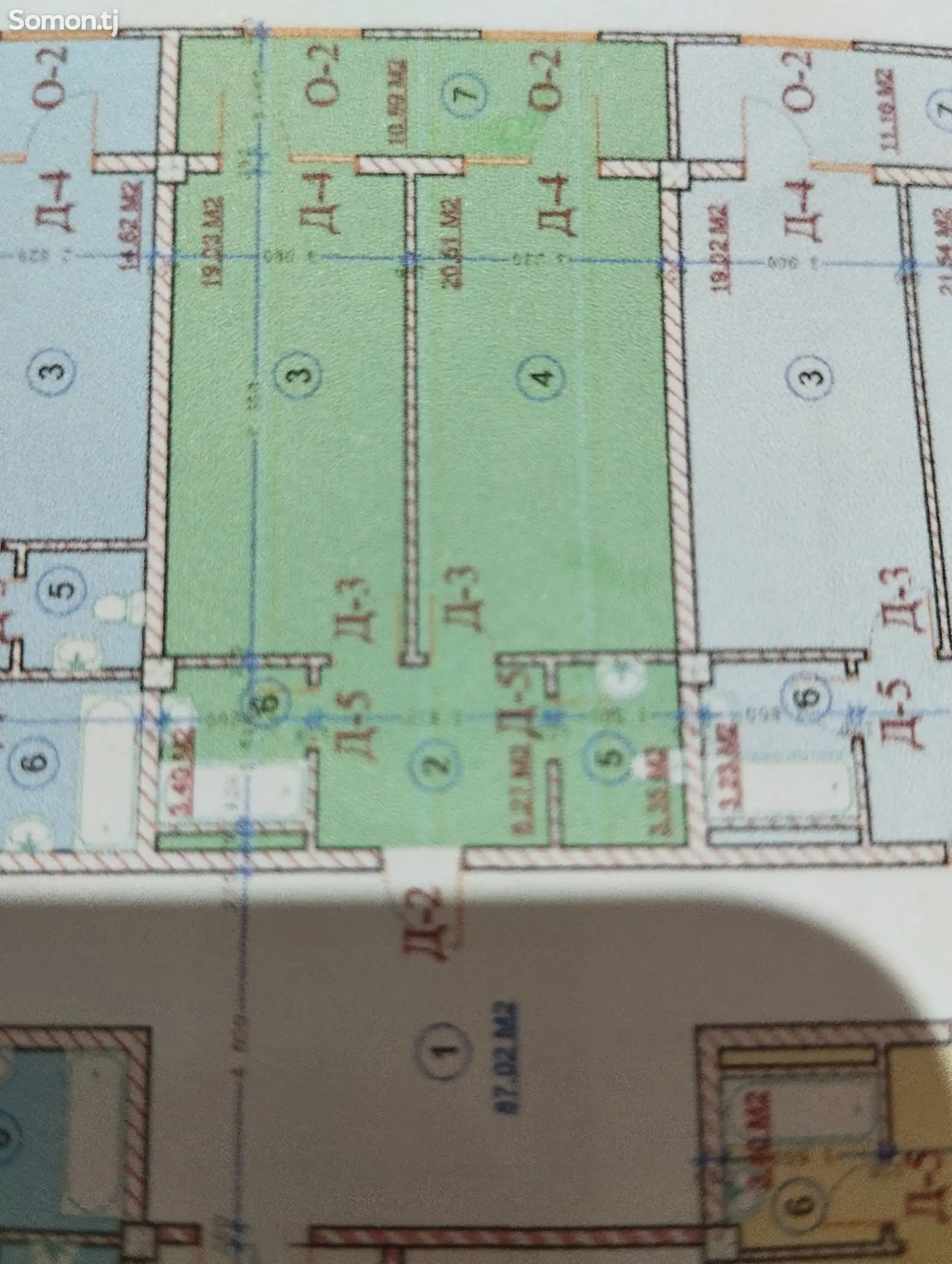 1-комн. квартира, 6 этаж, 61 м², Сино-4