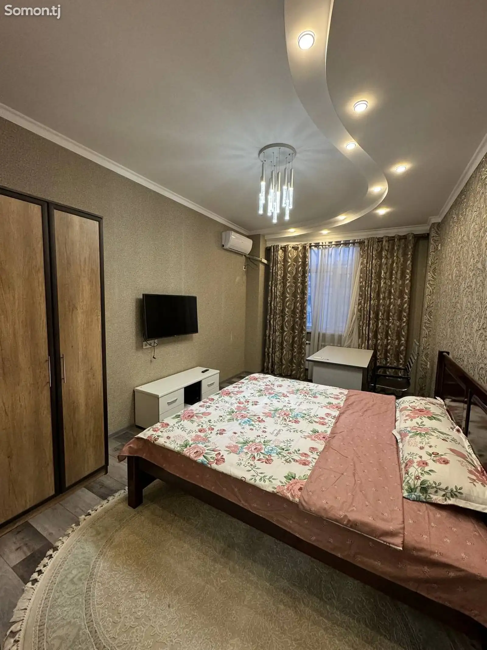 3-комн. квартира, 14 этаж, 130м², Исмоил Сомони-3