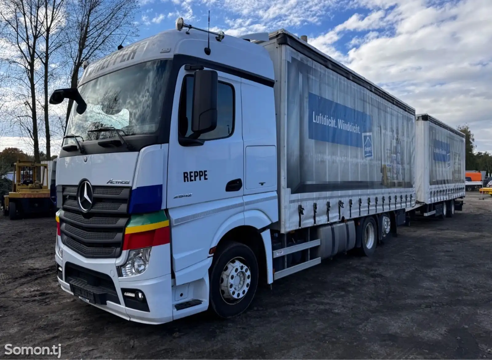 Контейнеровоз Mercedes-Benz Actros 2642 LL 6x2 + Tandem эвро 6 08/2016-1