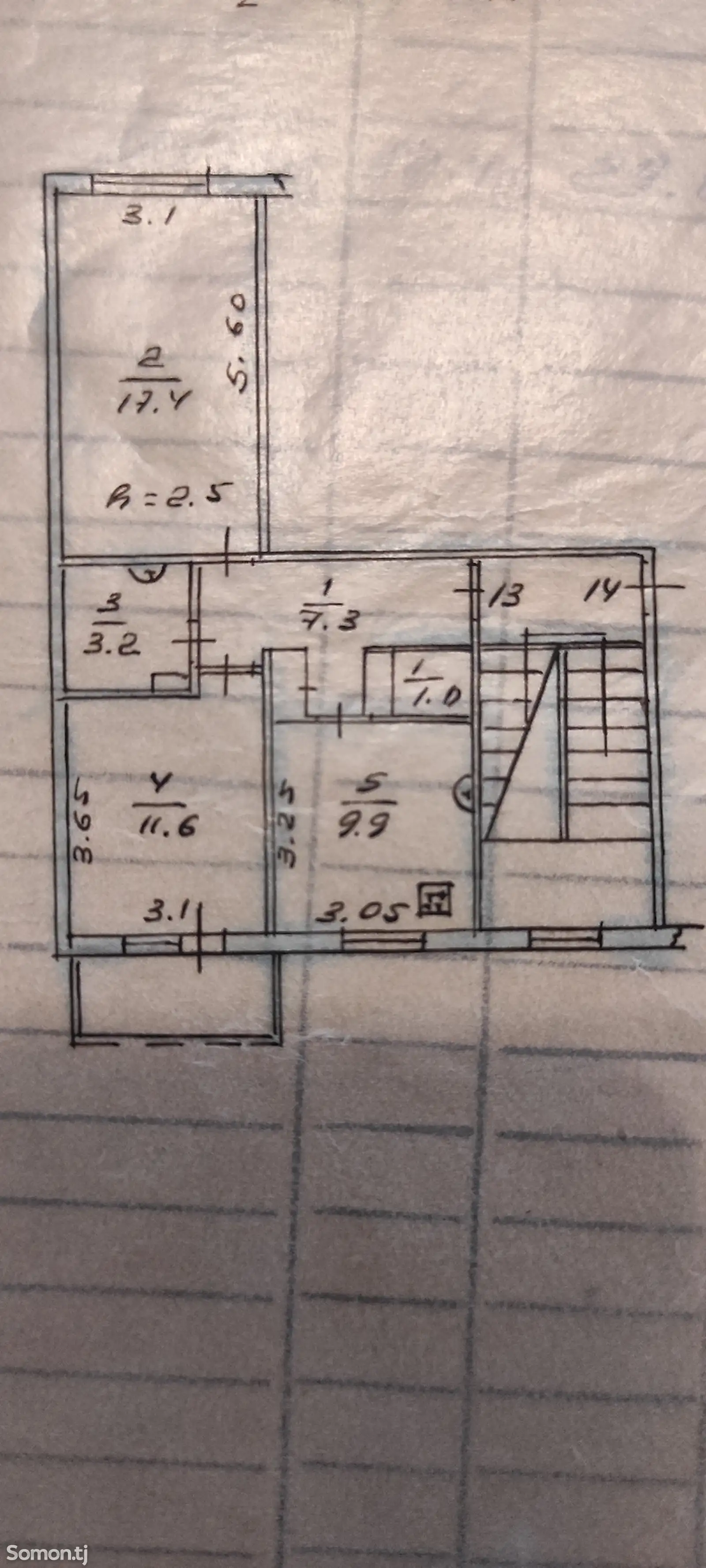 2-комн. квартира, 5 этаж, 50 м², Памятник солдату