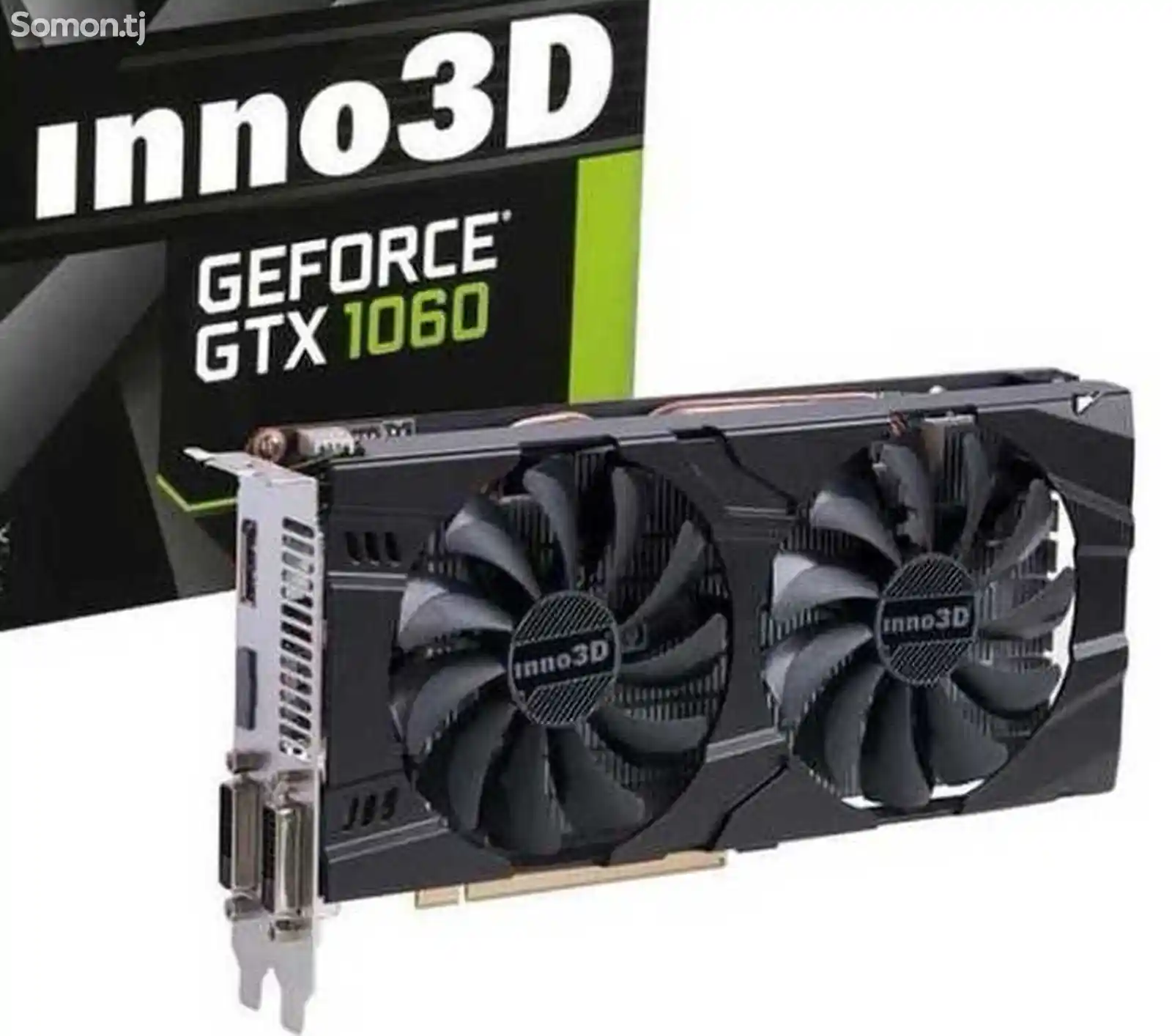 Видеокарта Inno 3D GeForce GTX 1060 X2 / 3GB DDR5, 192bit, 1708/8000Mhz