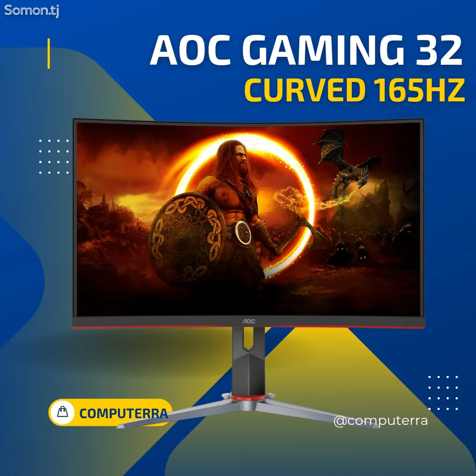 Монитор AOS GAMING 32 CURVED 165Hz-1