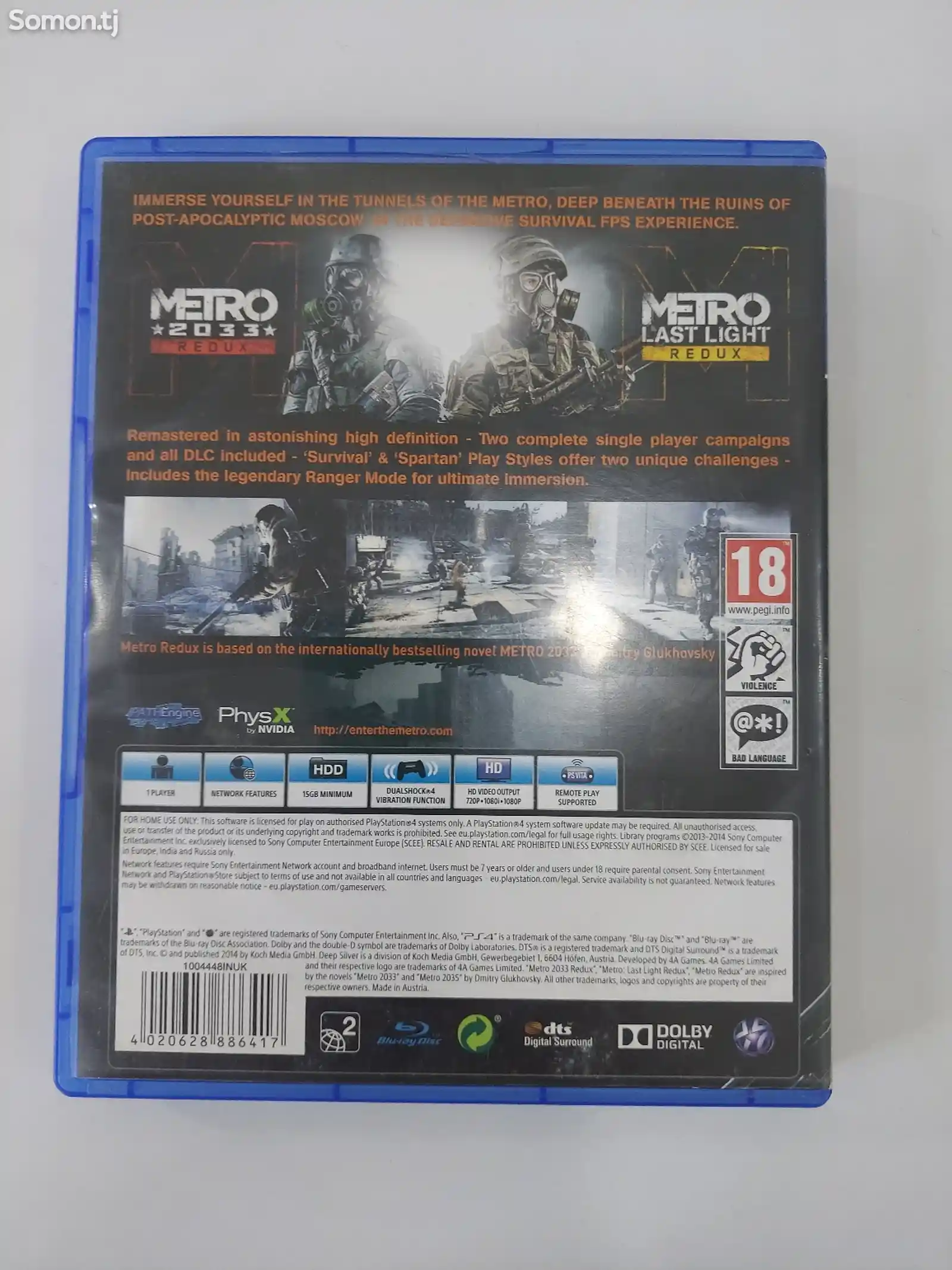 Игра metro redux ps4 ps5-2