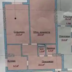 2-комн. квартира, 1 этаж, 67 м², 8 махалла, кучаи У. Аловуддинов