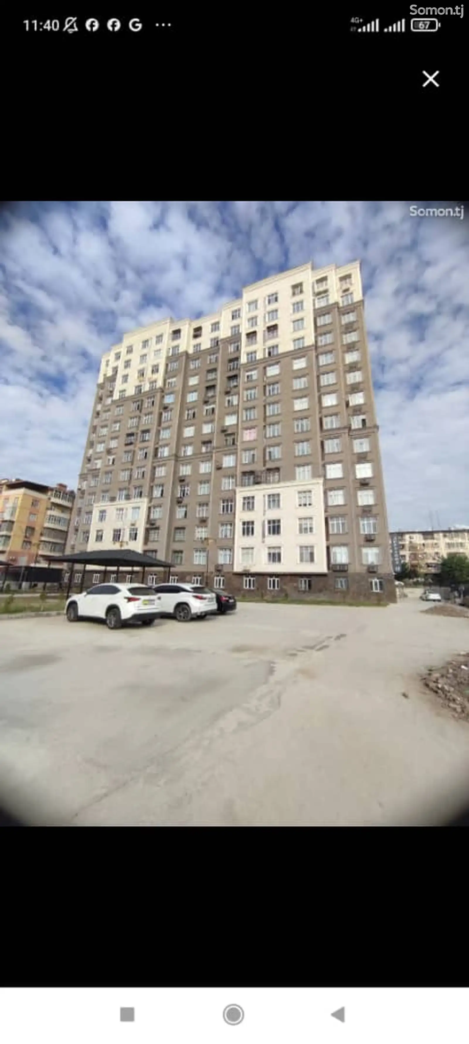 3-комн. квартира, 12 этаж, 70 м², Зарнисор за тор.центр."Марва".-1