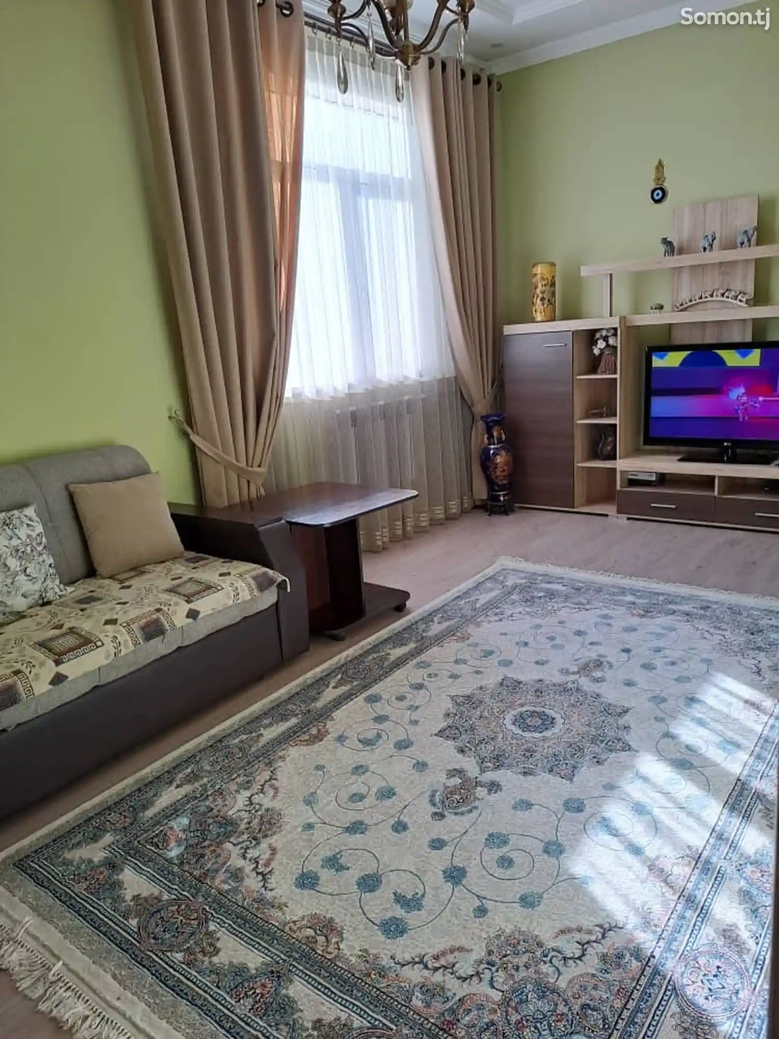 2-комн. квартира, 11 этаж, 70м², И.сомони-1